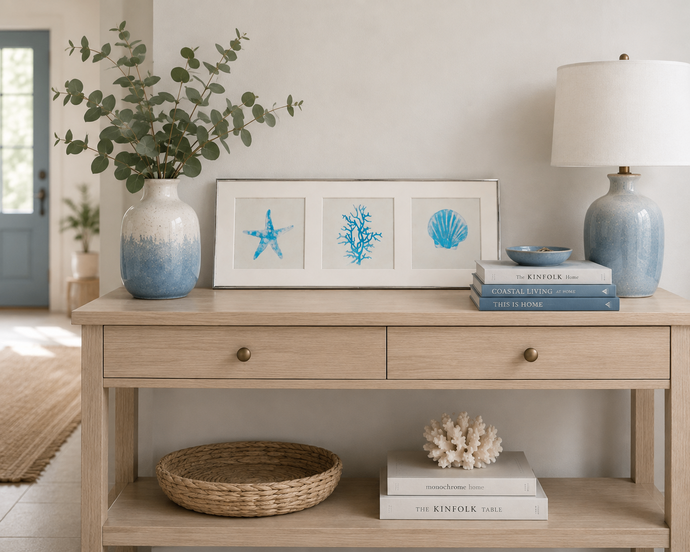 Like New Coastal Beach Wall Art in Silver Frame - photo 4