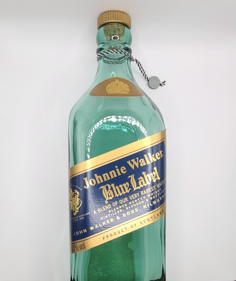 Johnnie Walker Blue Label Scotch Whisky Empty Bottle - photo 4