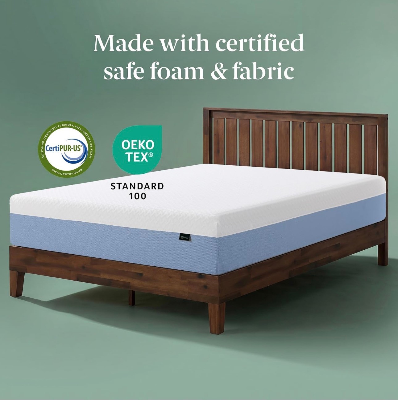 Full size 10" Foam Mattress Pressure Relief CertiPUR-US Foam