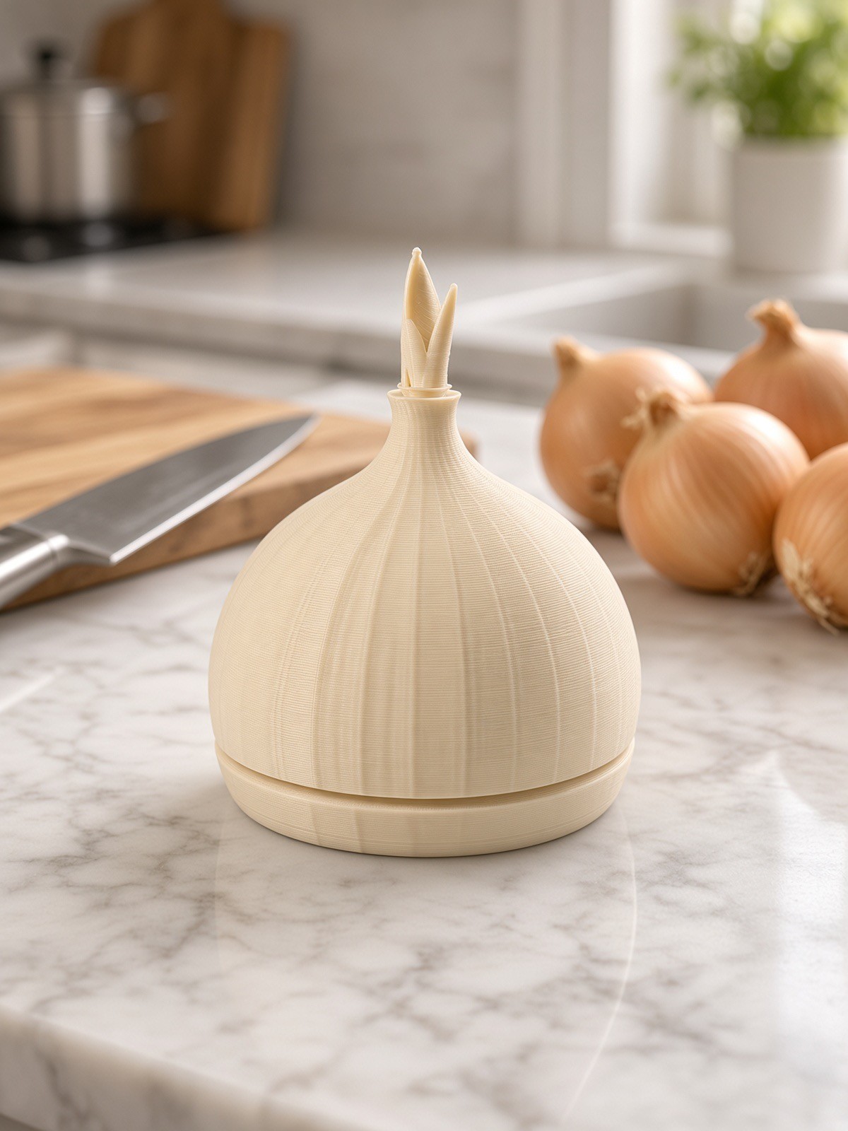 Onion Storage Box with Lid, 3D Printed - photo 3