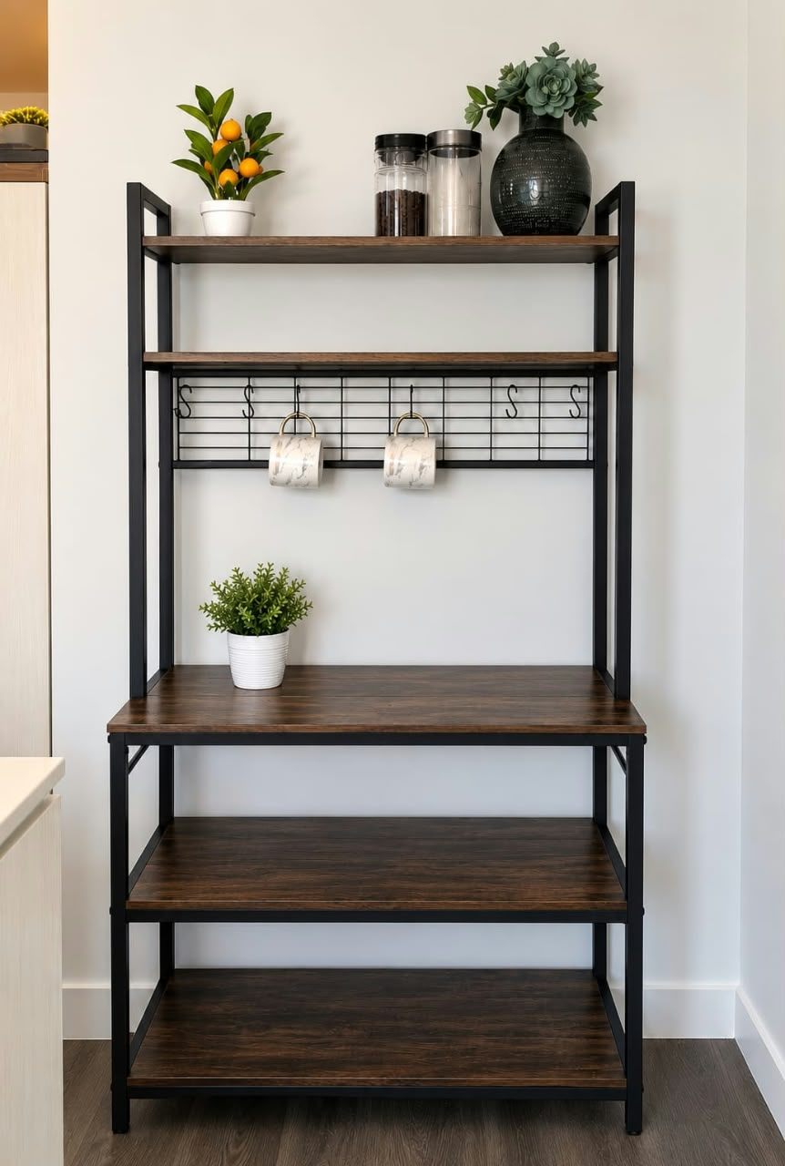 Industrial Style Kitchen Baker's Rack
