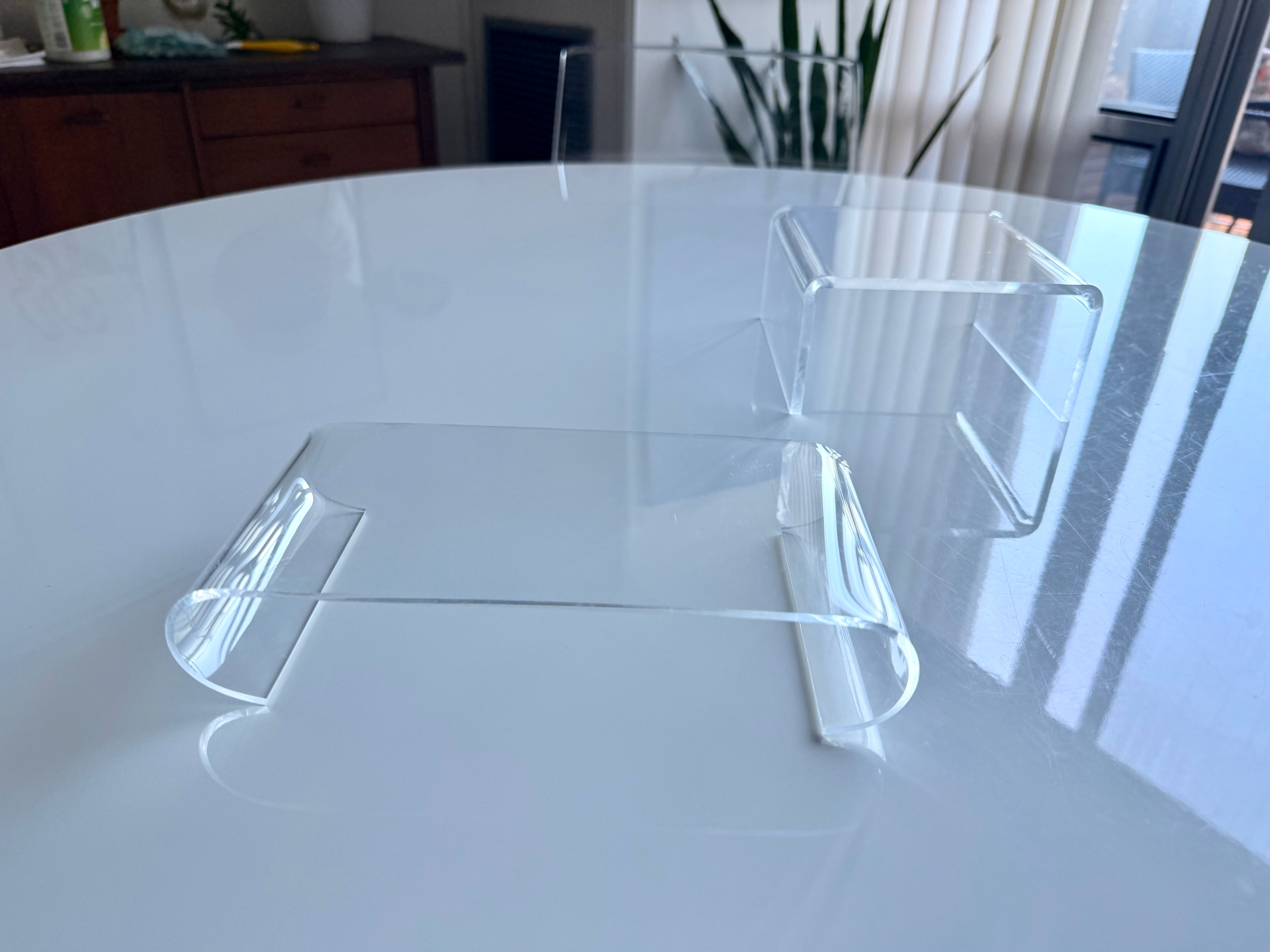 Set of 2 Clear Acrylic Display Risers - photo 2