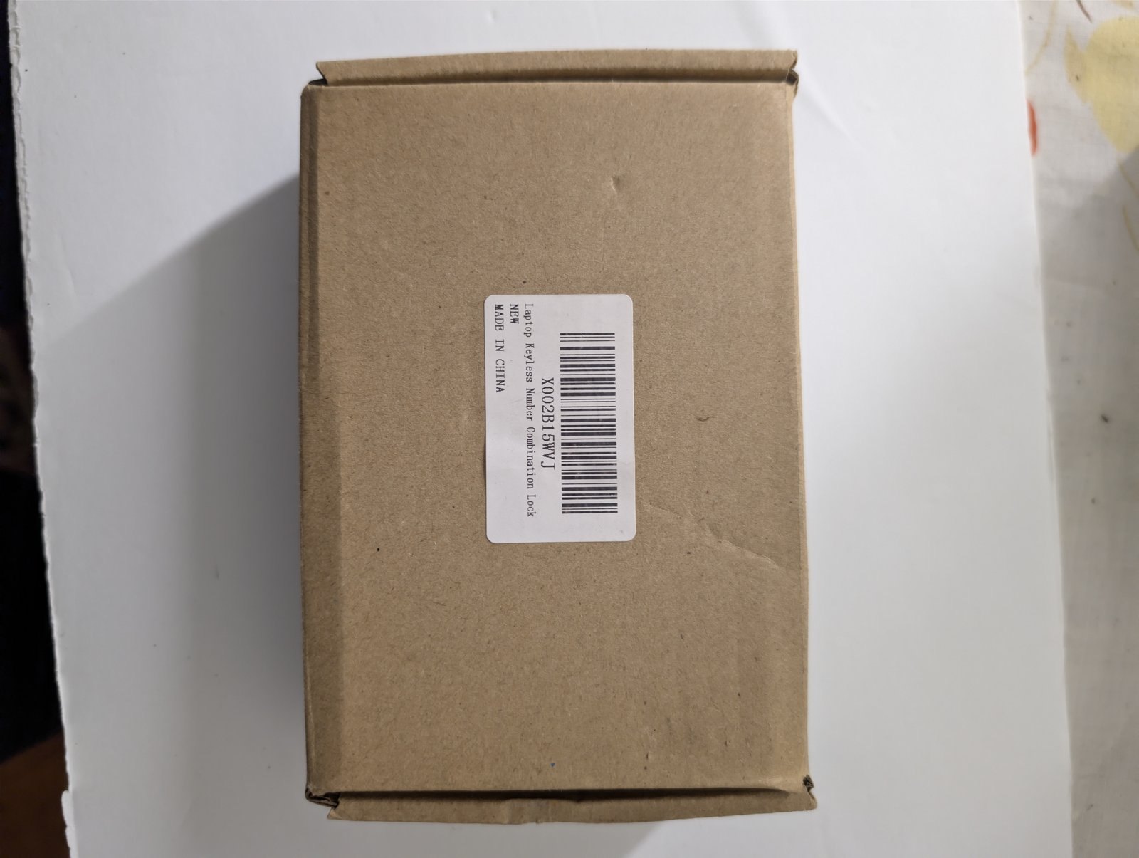 Laptop Combination Cable Lock - Keyless, New in Box (Kingpian)
