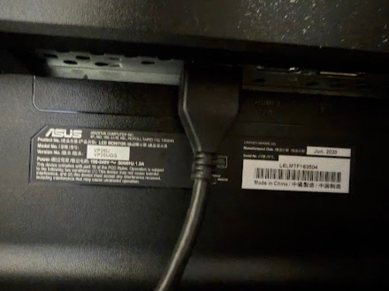 ASUS 28" 4K UHD Monitor (VP28UQG) - Excellent Condition - photo 3