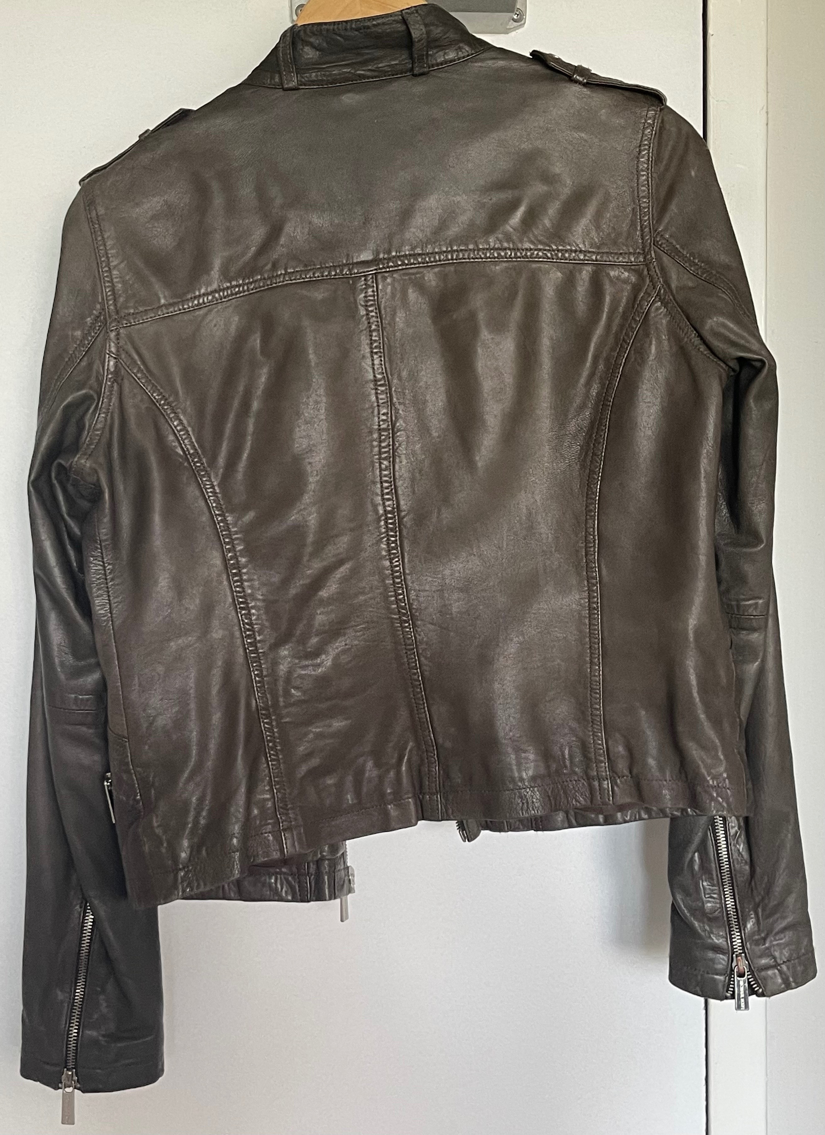 Michael Kors Real Leather Moto Jacket (Small) - photo 3