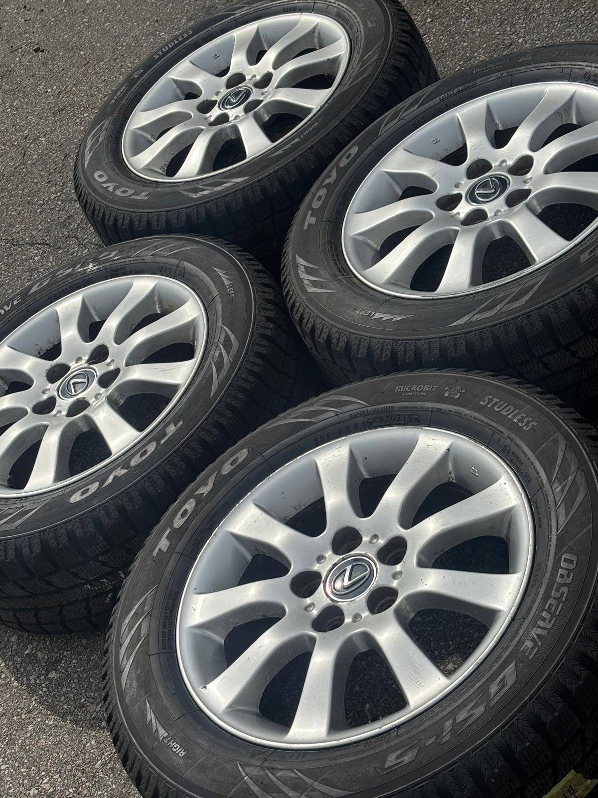 OEM 16”Camry/Lexus ES rims(5x114)+215/60/R16 Toyo Snows - photo 4