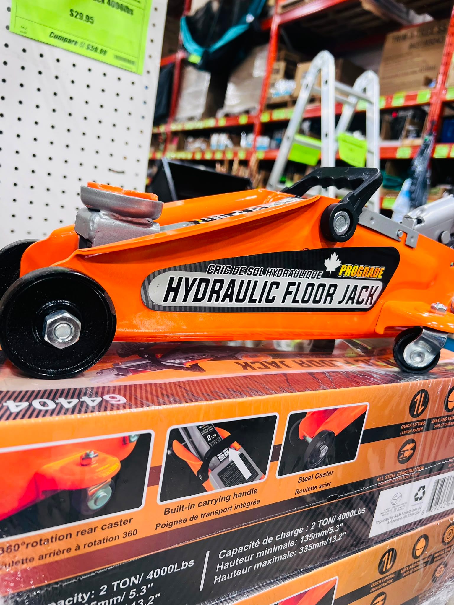 Hydraulic Floor Jack for car maintenance, garage use. - photo 2