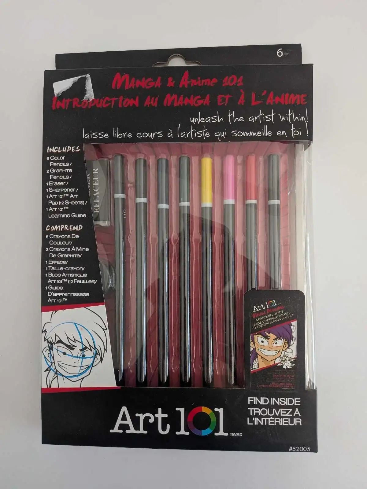 Art 101 Manga & Anime 101 Art Set