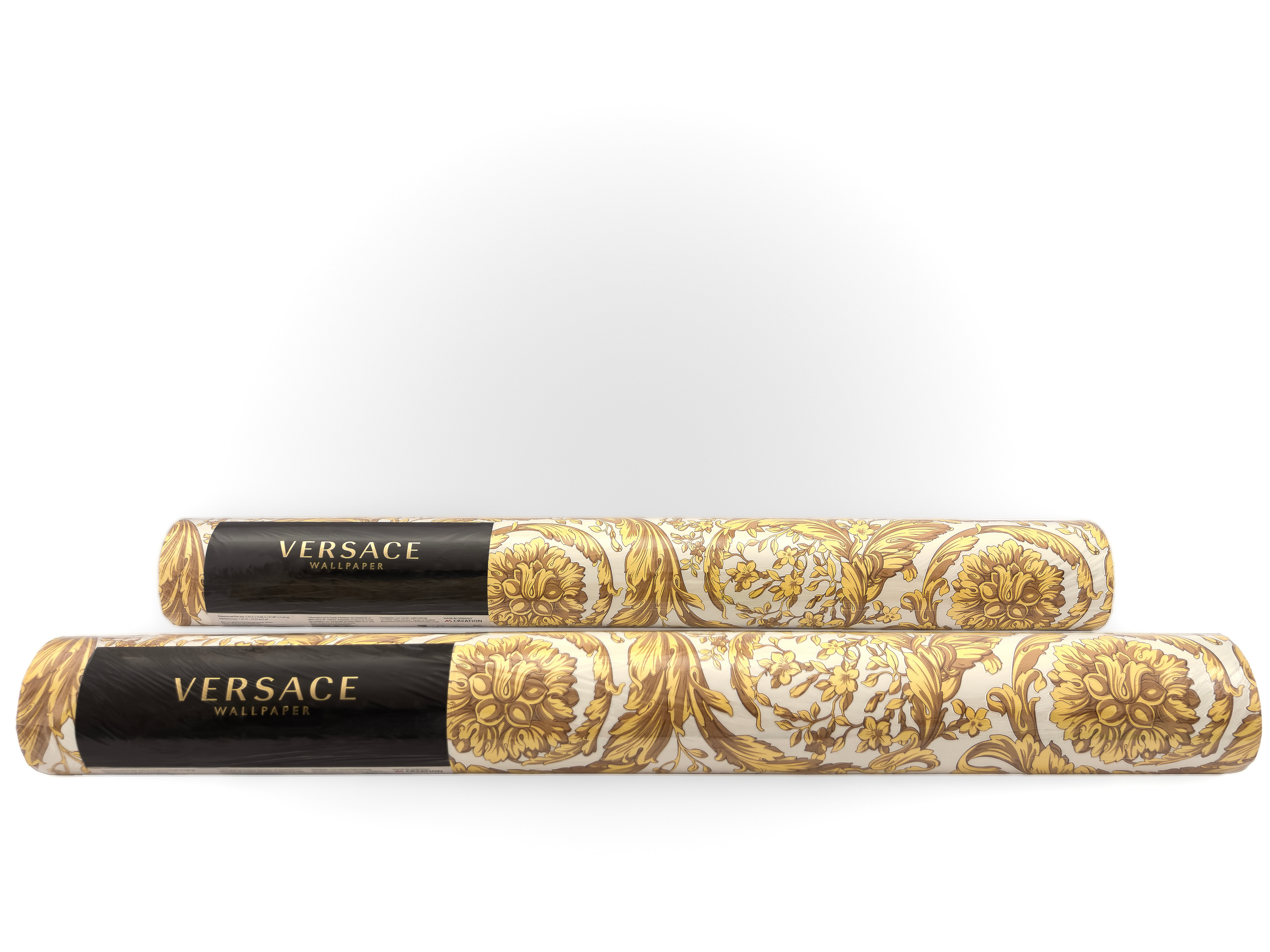 2 VERSACE BAROCCO WALLPAPER ROLLS BRAND NEW SEALED - photo 2