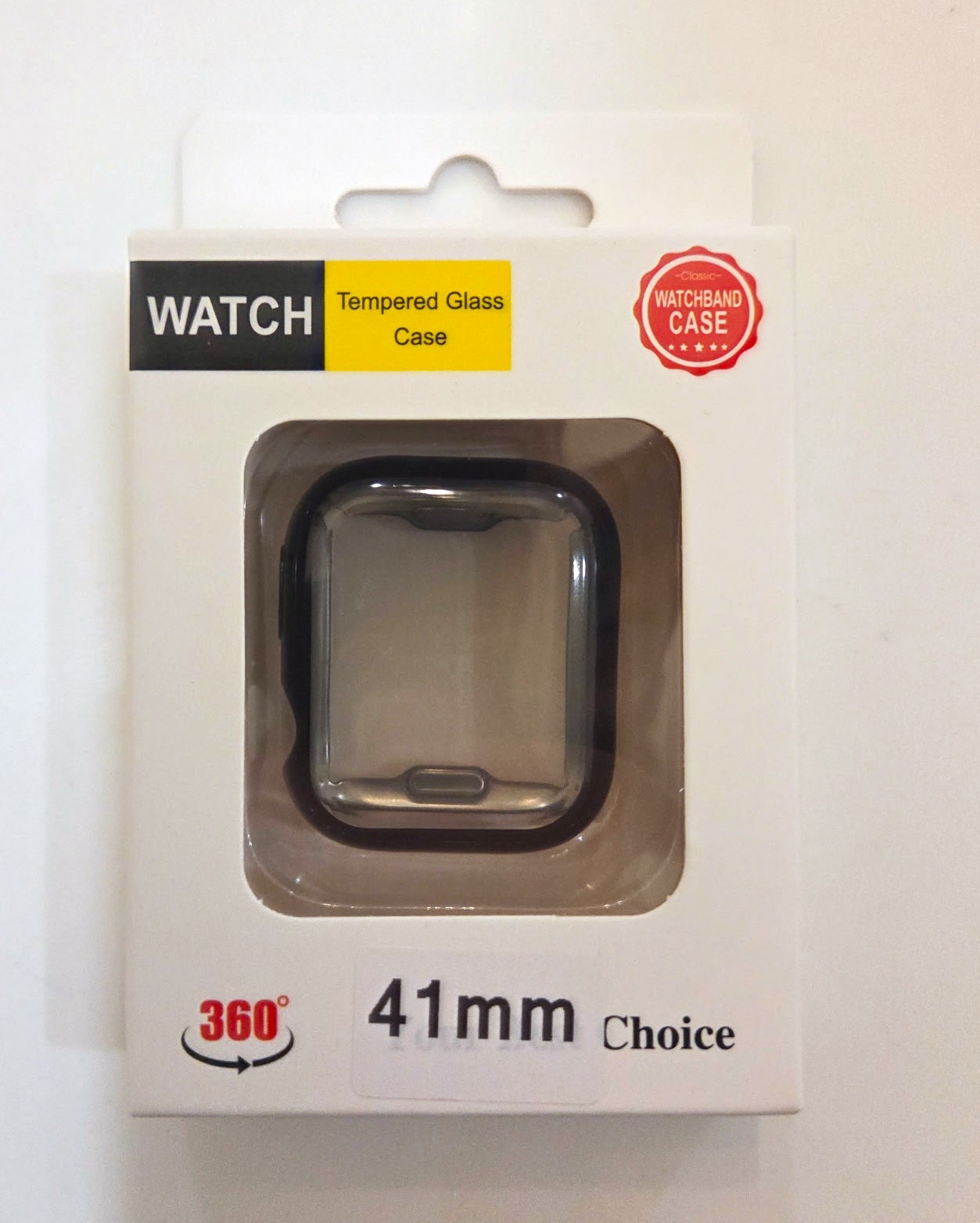 Classic 41mm Tempered Glass Watch Case