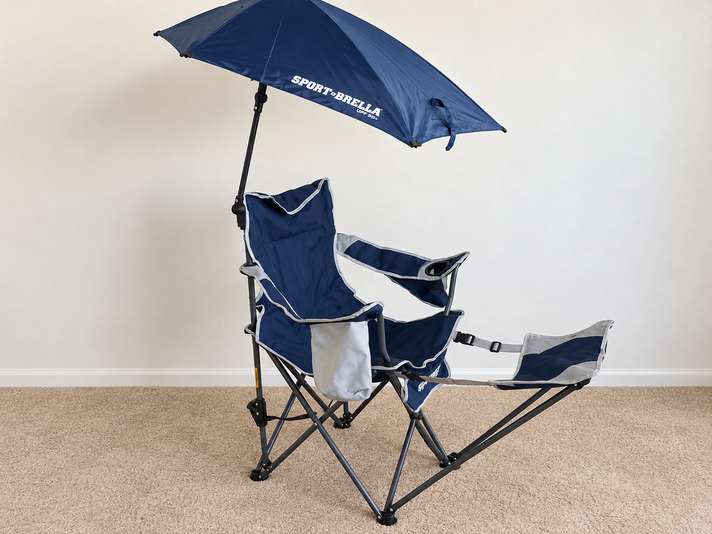 Sport-Brella 3-Position Recliner Chair w/ UPF 50+ Umbrella - photo 2