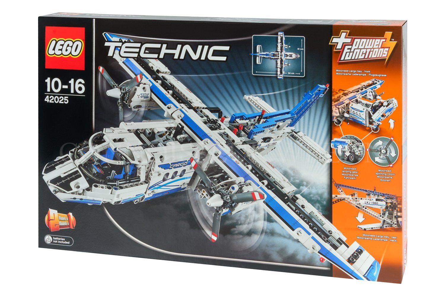 LEGO 42025 Technic Cargo Plane New