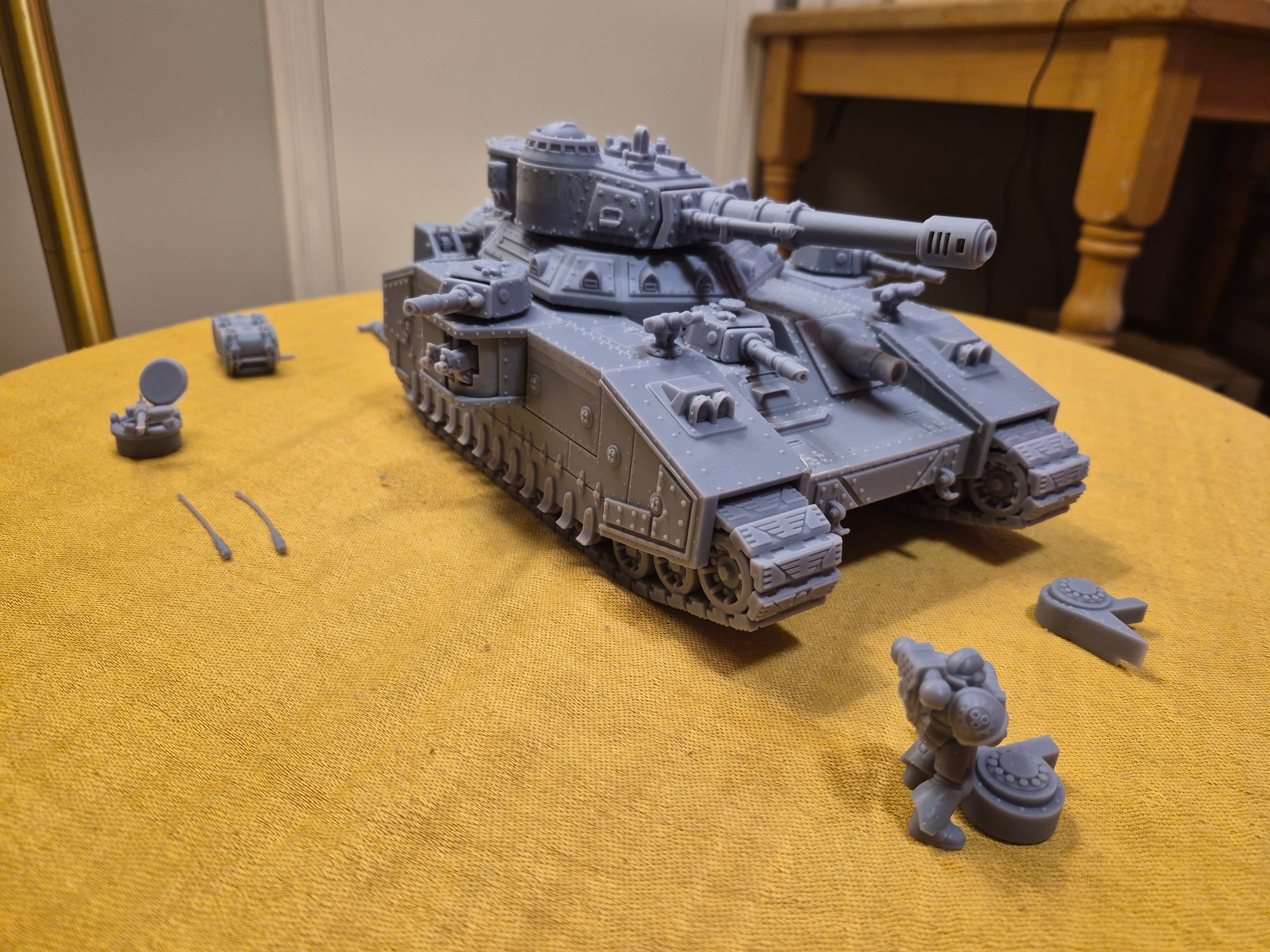 Wh-40K Compatible "b-blade"-style proxy tank - photo 3