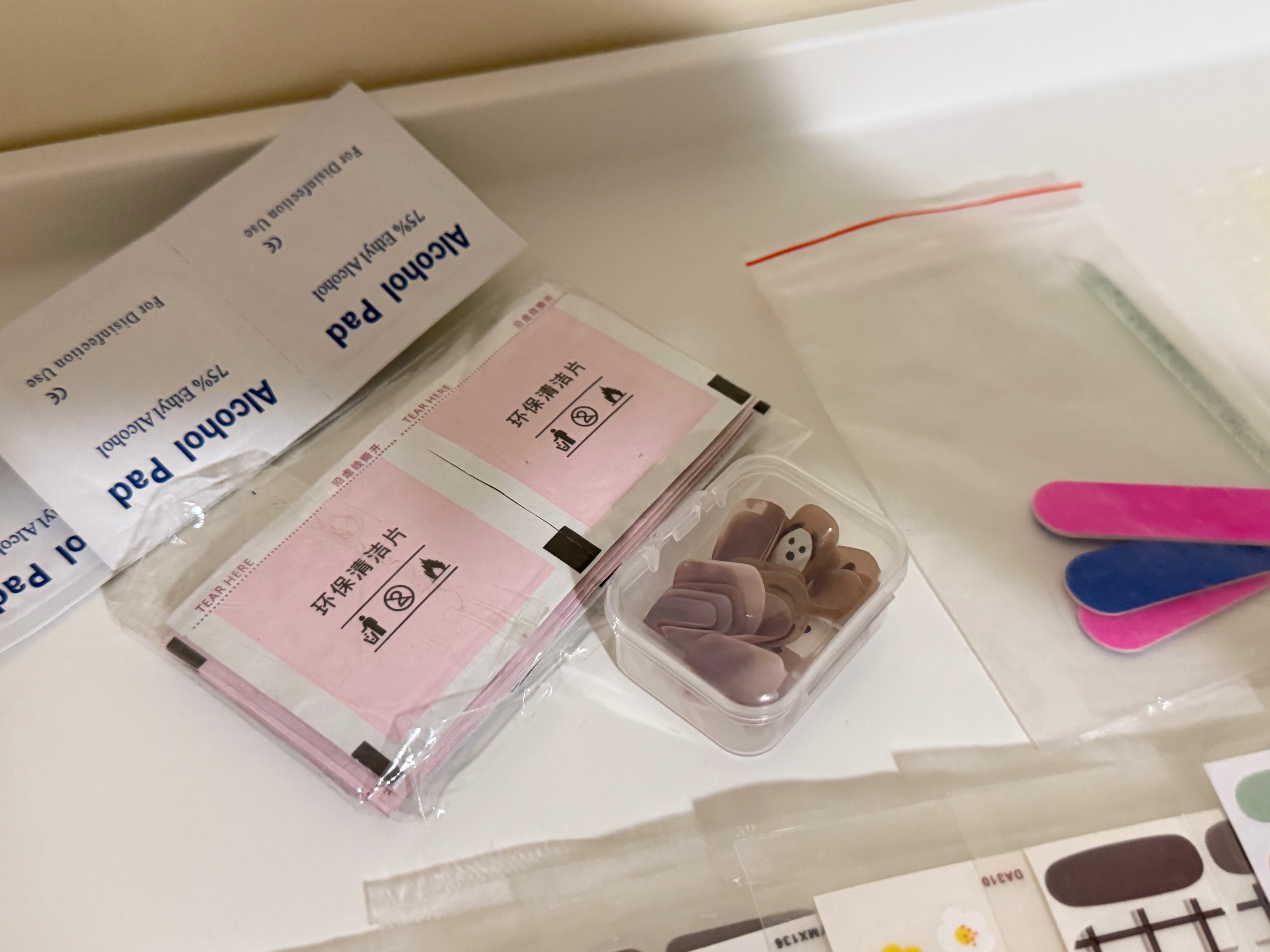 Assorted Nail Wrap and Press-On Nail Kit - photo 2