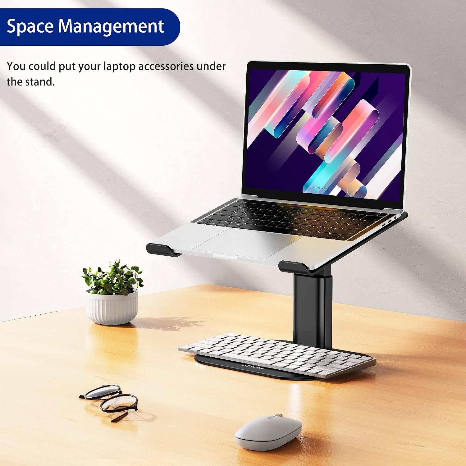BESIGN Aluminum Adjustable Laptop Stand – Brand New - photo 3