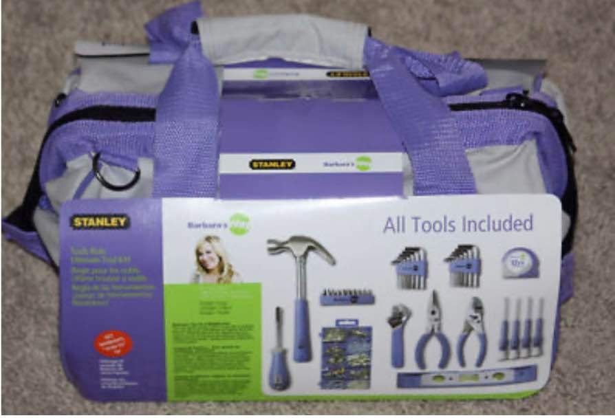 BNIB Vintage Stanley Barbara K Ultimate Tool Kit