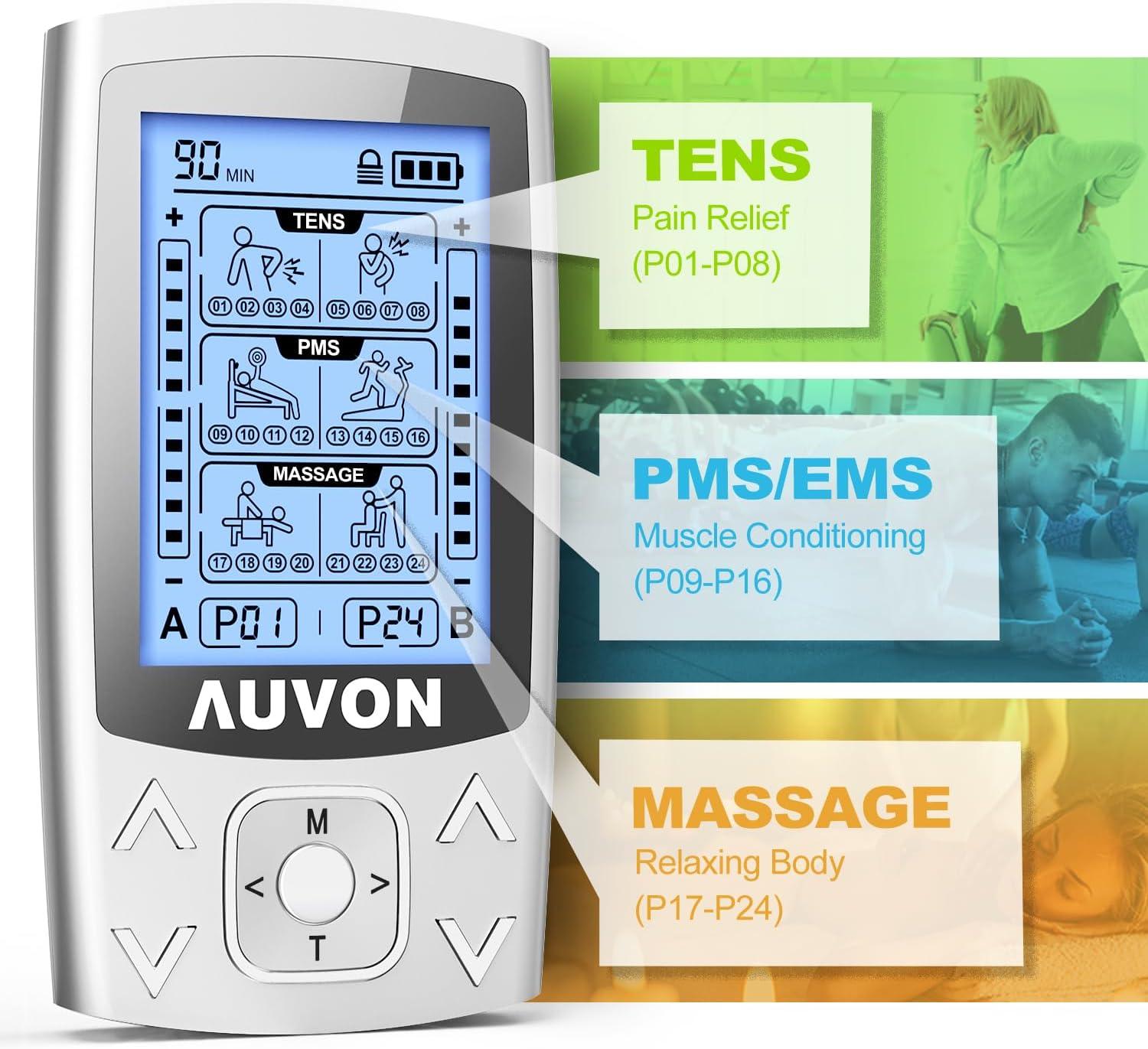 AUVON Dual Channel TENS 3-in-1 Massager - photo 3