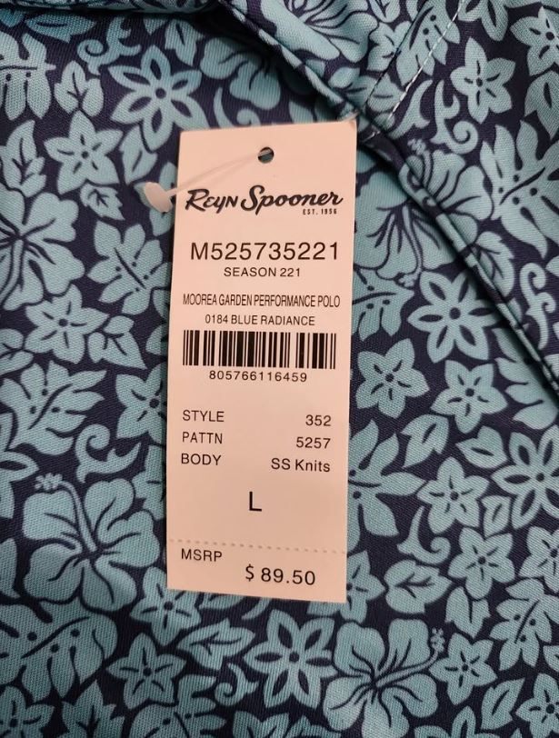Shirt Reyn Spooner Limited Issue Large Size Brand New T-Shirt - photo 2