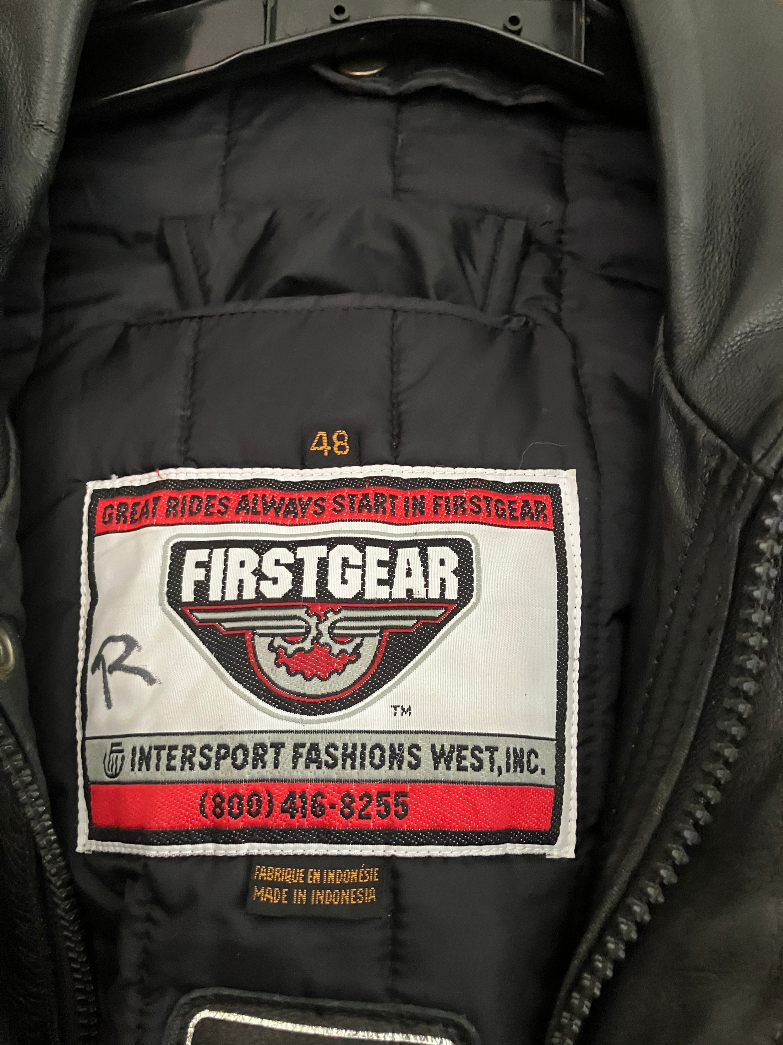 Leather Motorcycle Jacket, Size 48, Very, Very Heavy & Thick - photo 2