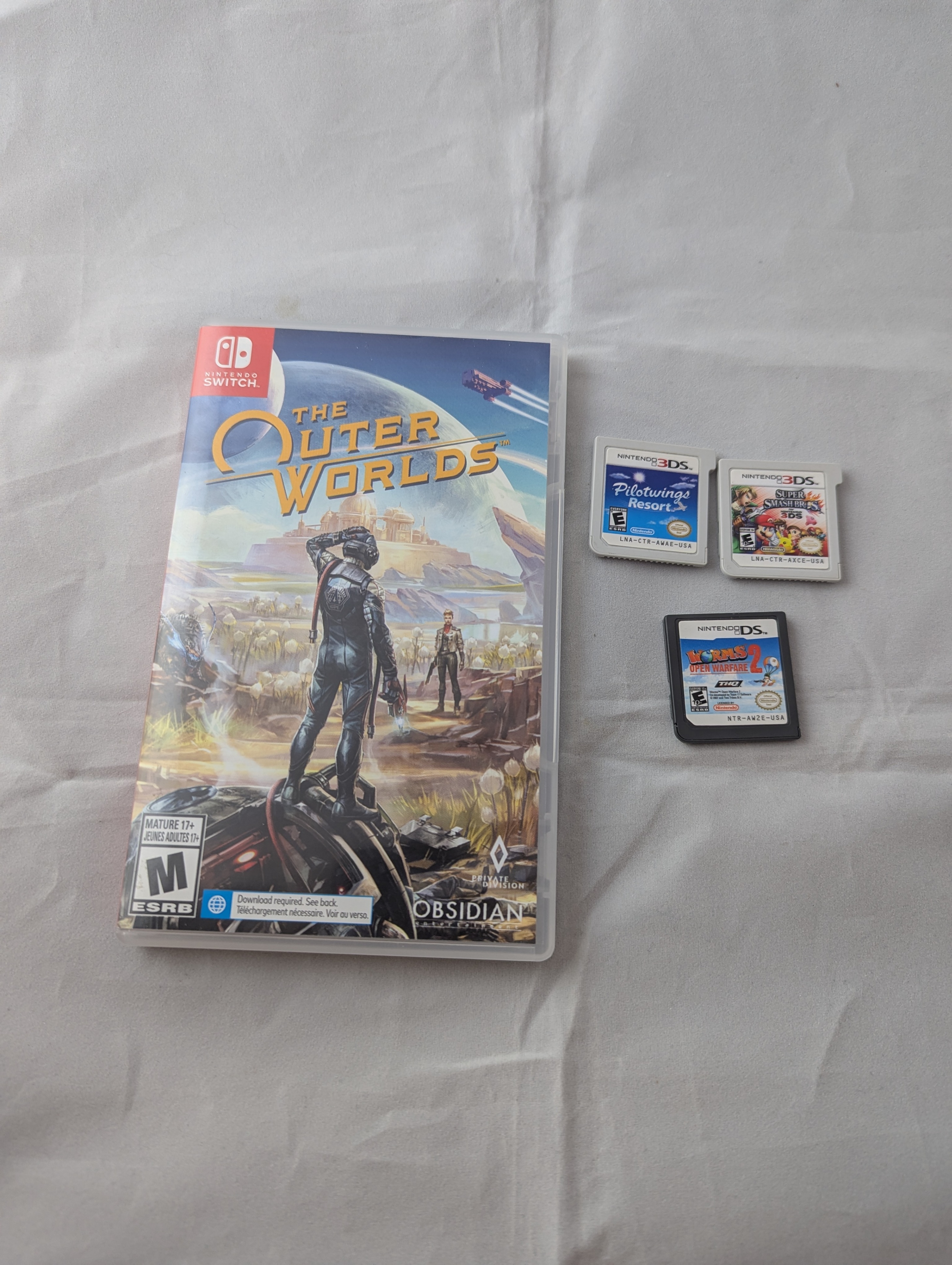 Nintendo Switch, NDS, and 3DS games