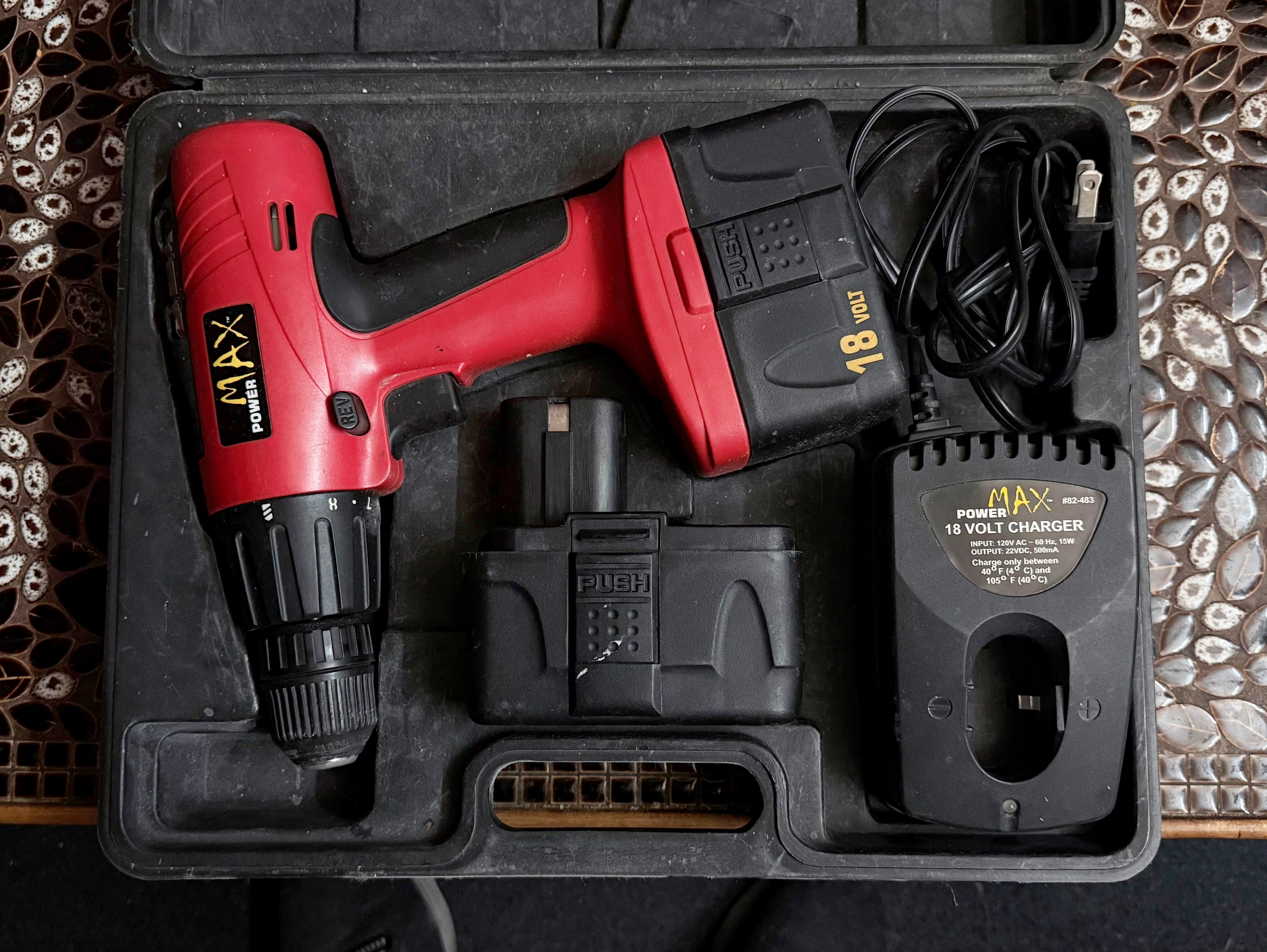 Max 18 Volt Power Drill (Free)