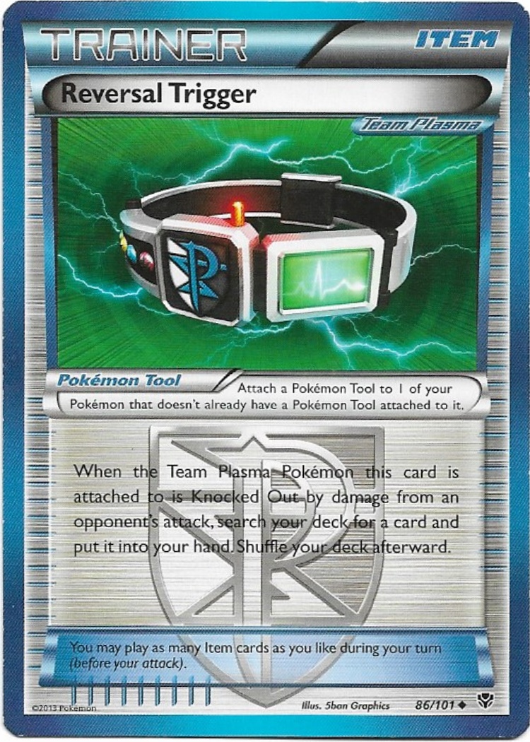 Pokemon Reversal Trigger 86/101 Plasma Blast LP