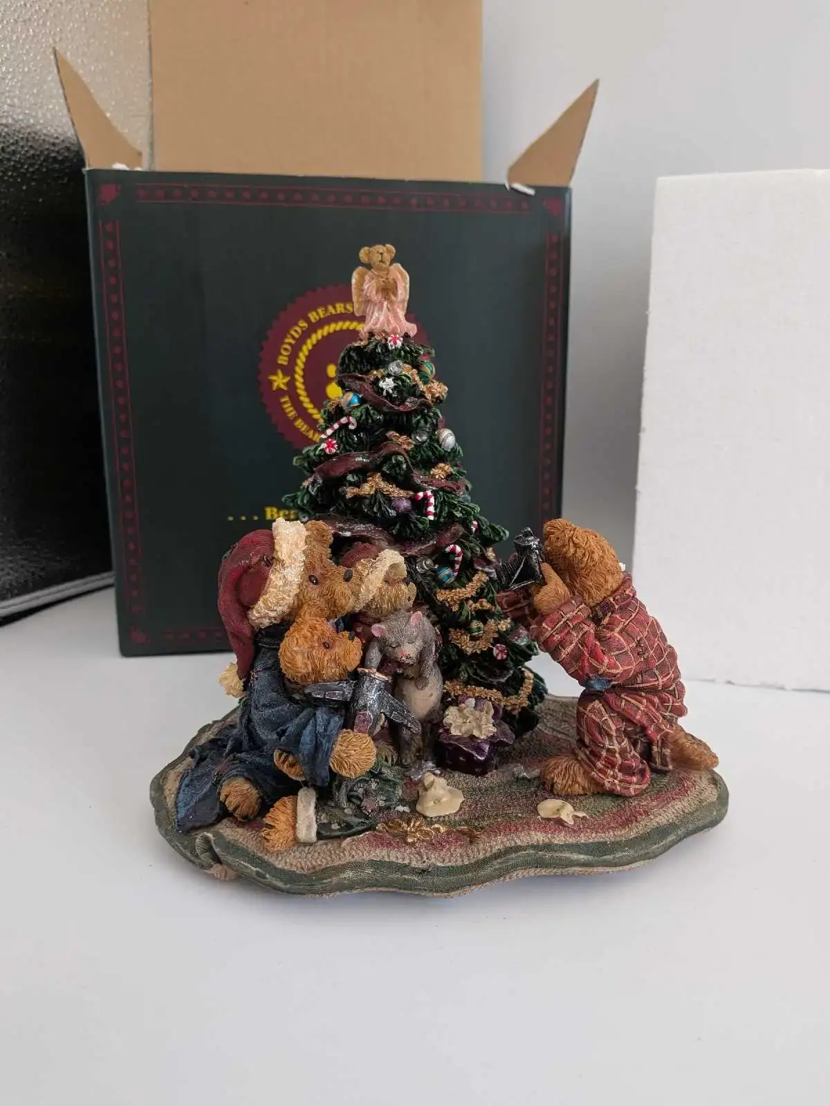 Boyds Bears Christmas Morning Figurine #228514