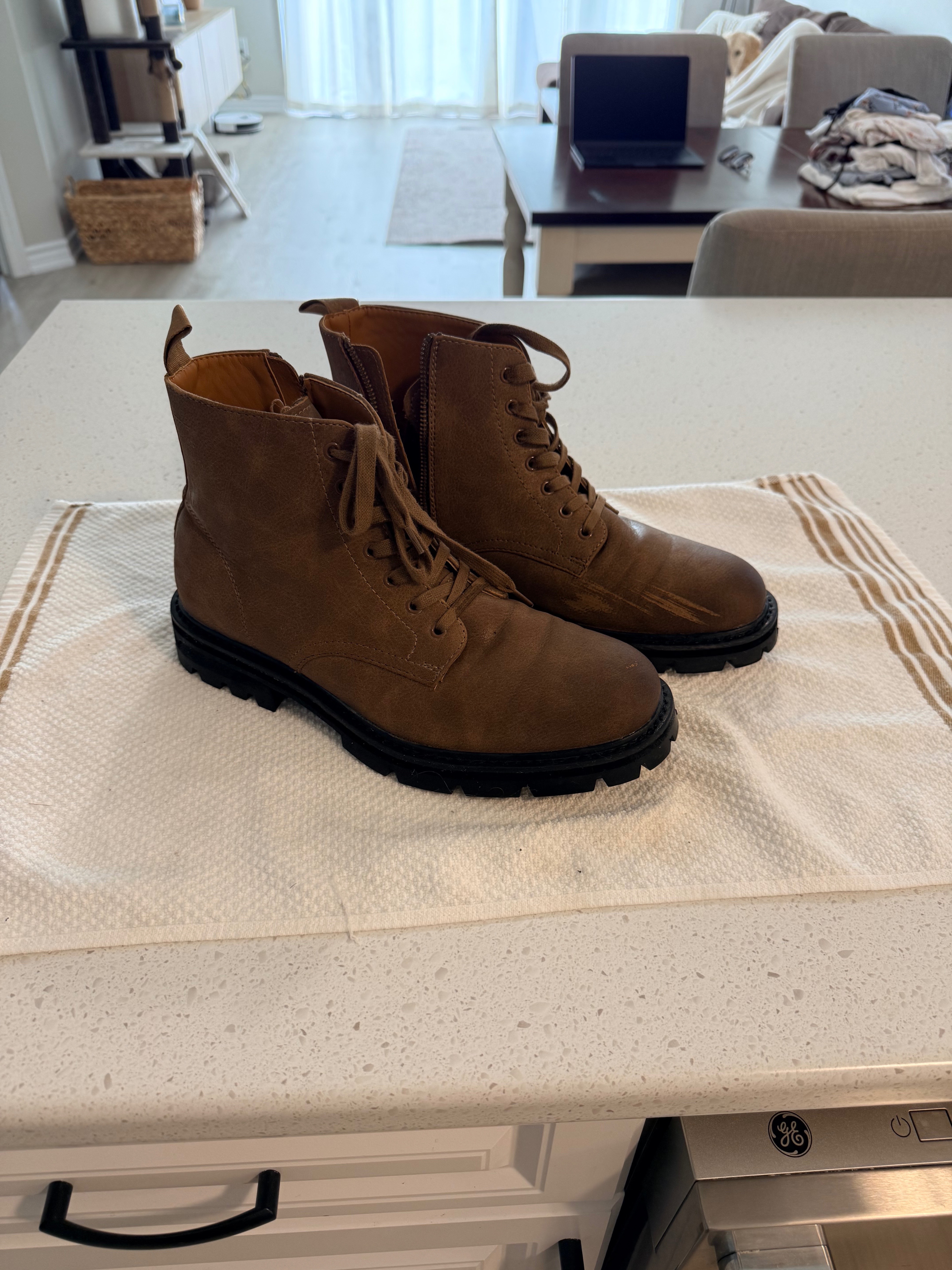 Call It Spring Vegan Boots Size 10
