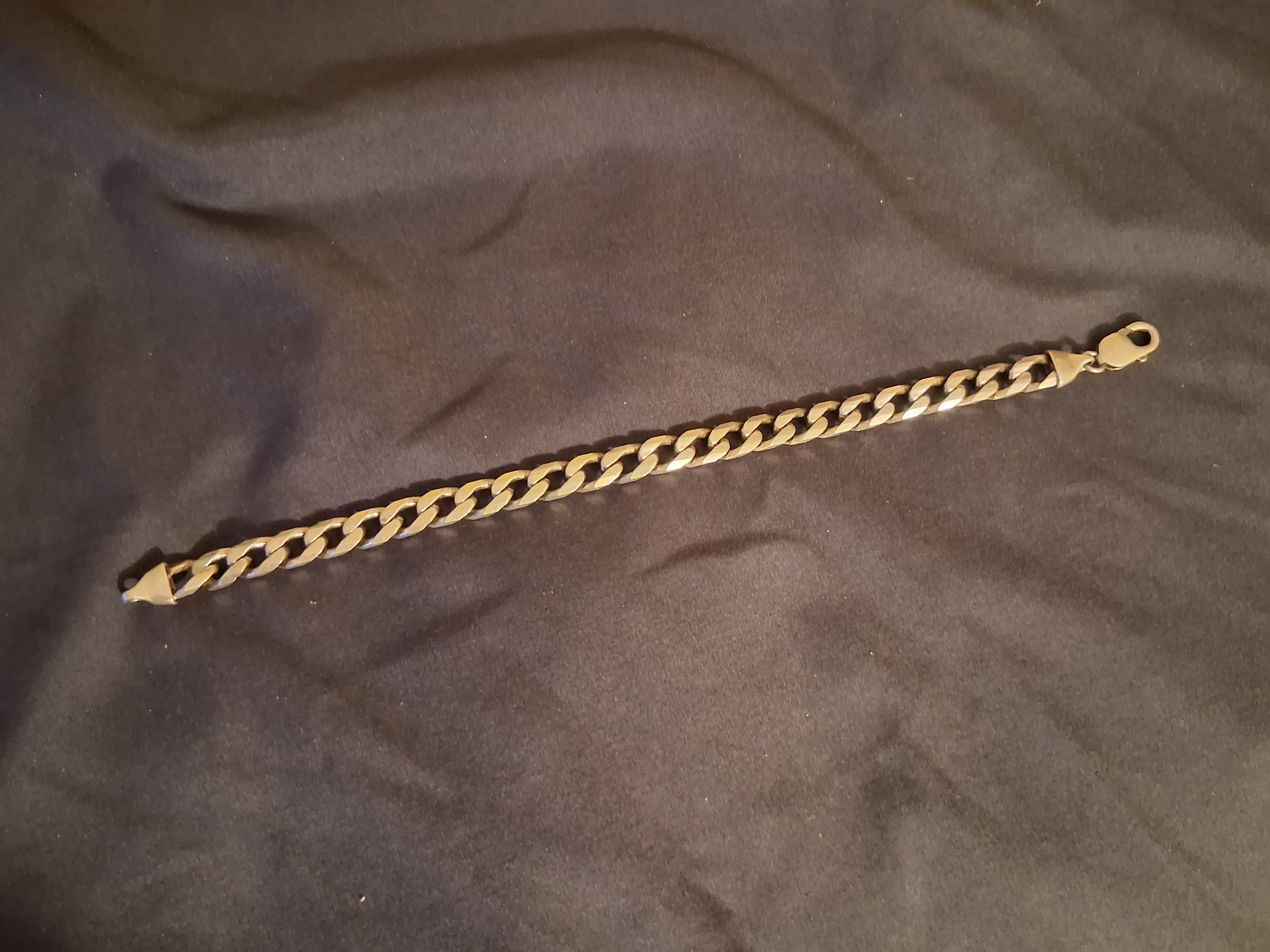 Cuban Link 925 Solid Silver Braclet - photo 2