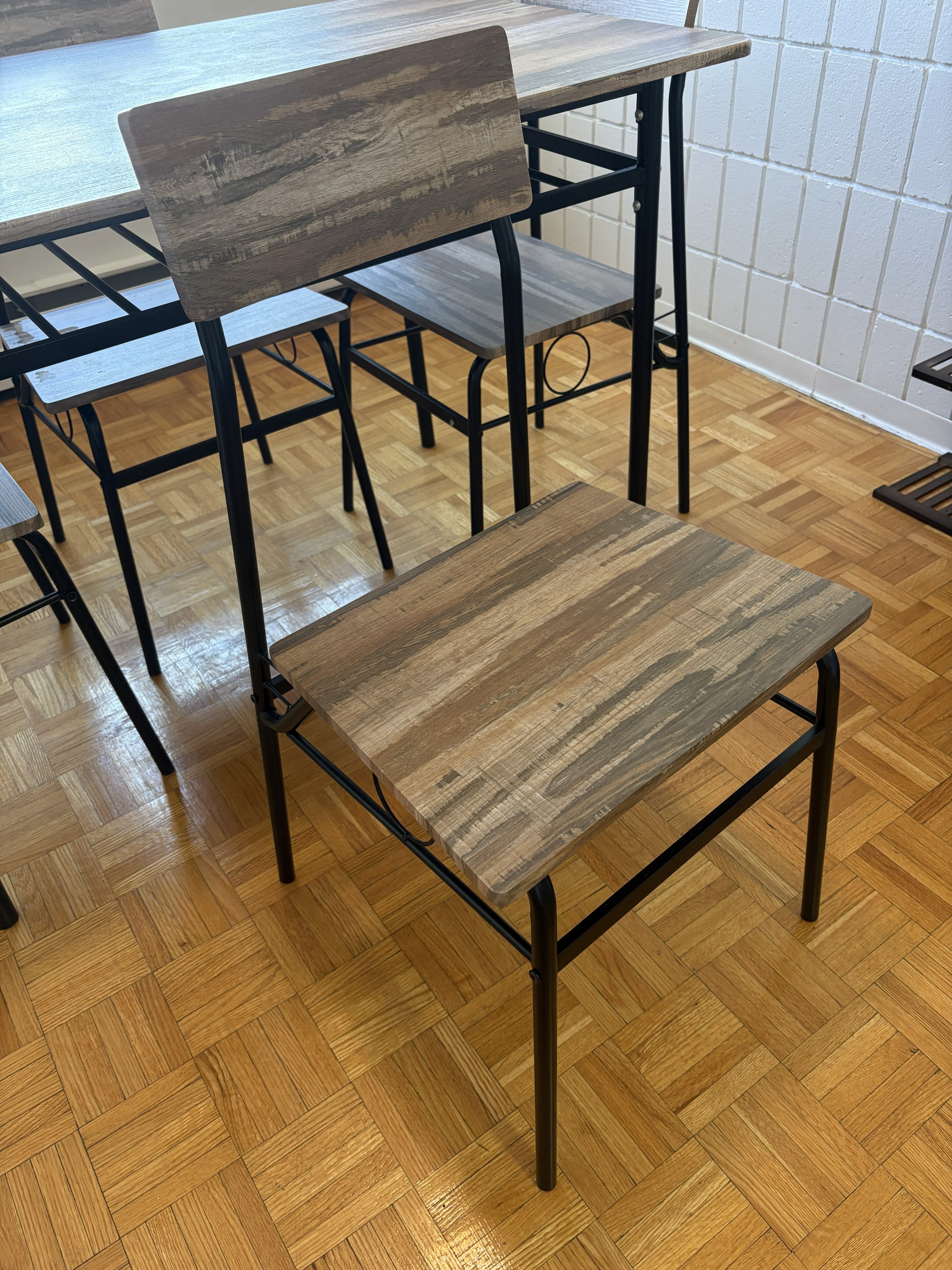 Dining Table Set with 4 Chairs + Cushions - photo 5