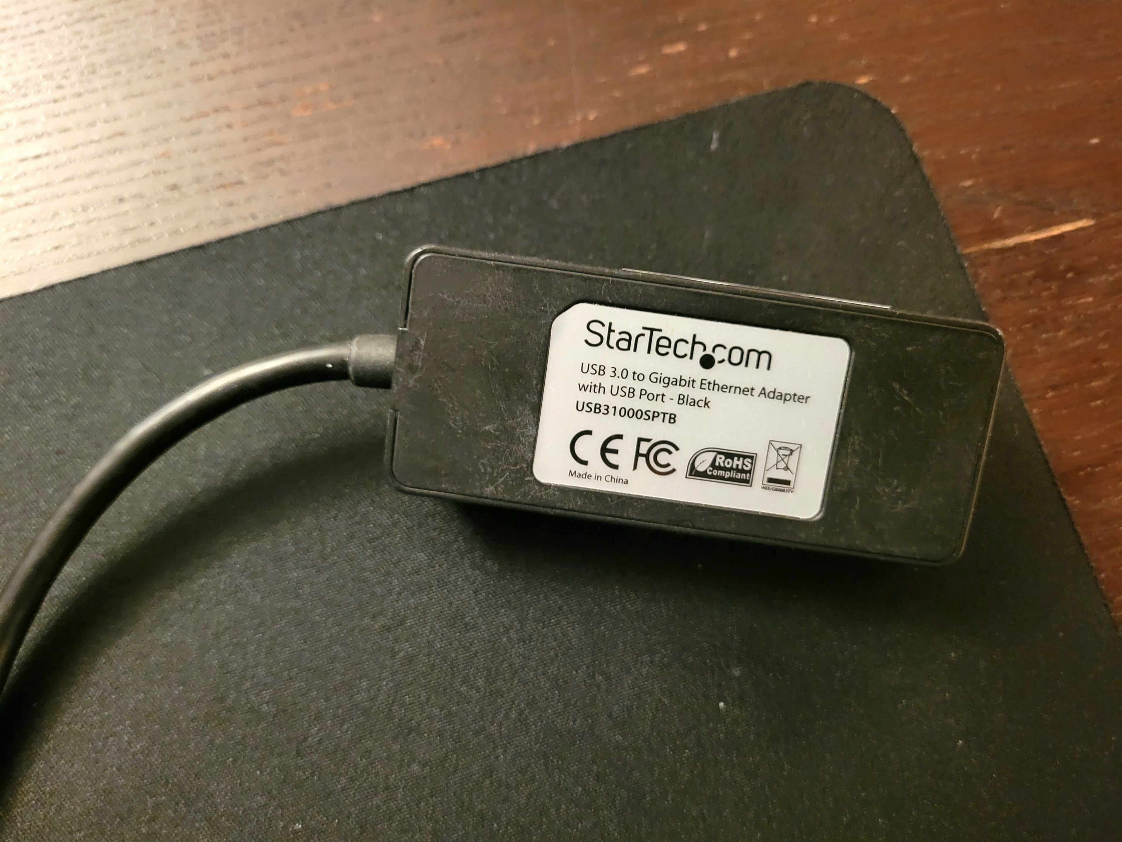 StarTech.com USB 3.0 to Gigabit Ethernet Adapter (USB31000SPTB) - photo 2
