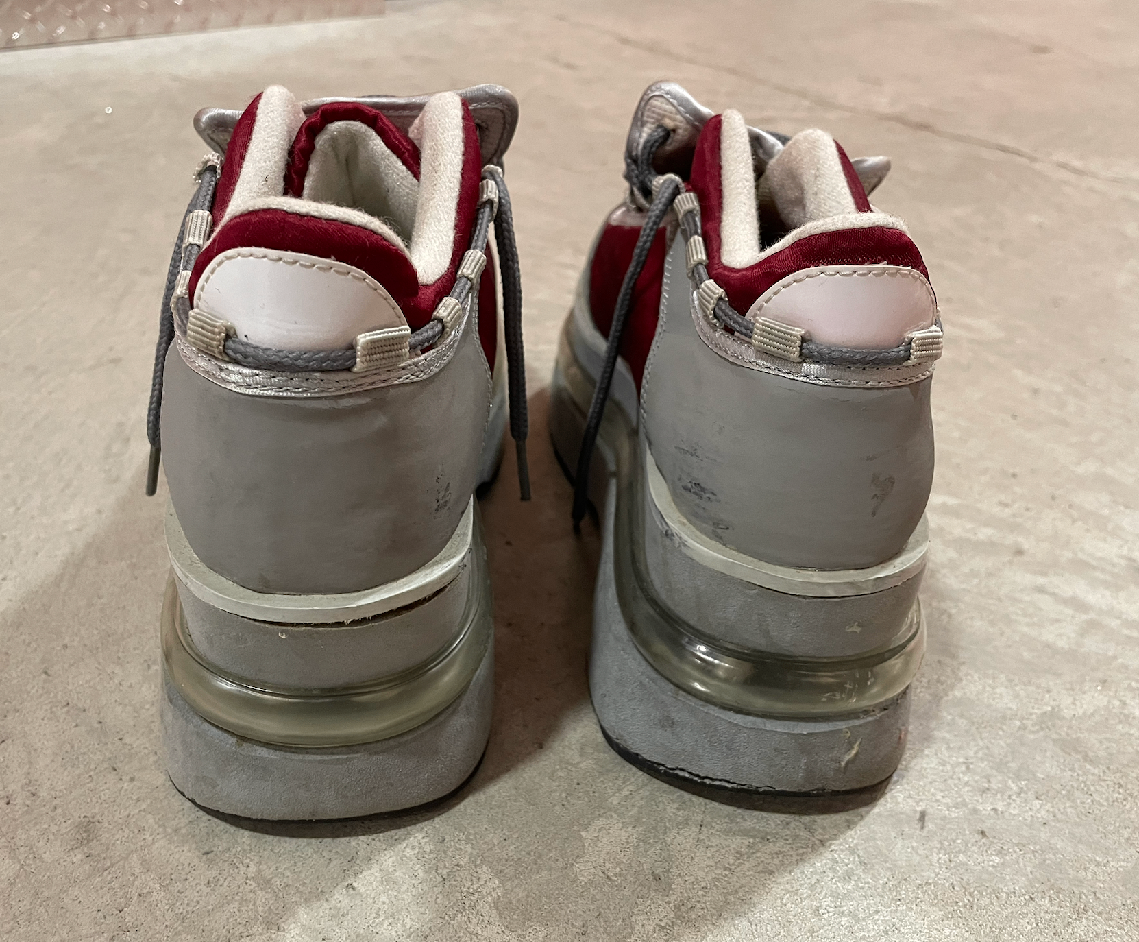 Women's Size 7 Platform Retro Sneakers/Shoes - photo 3