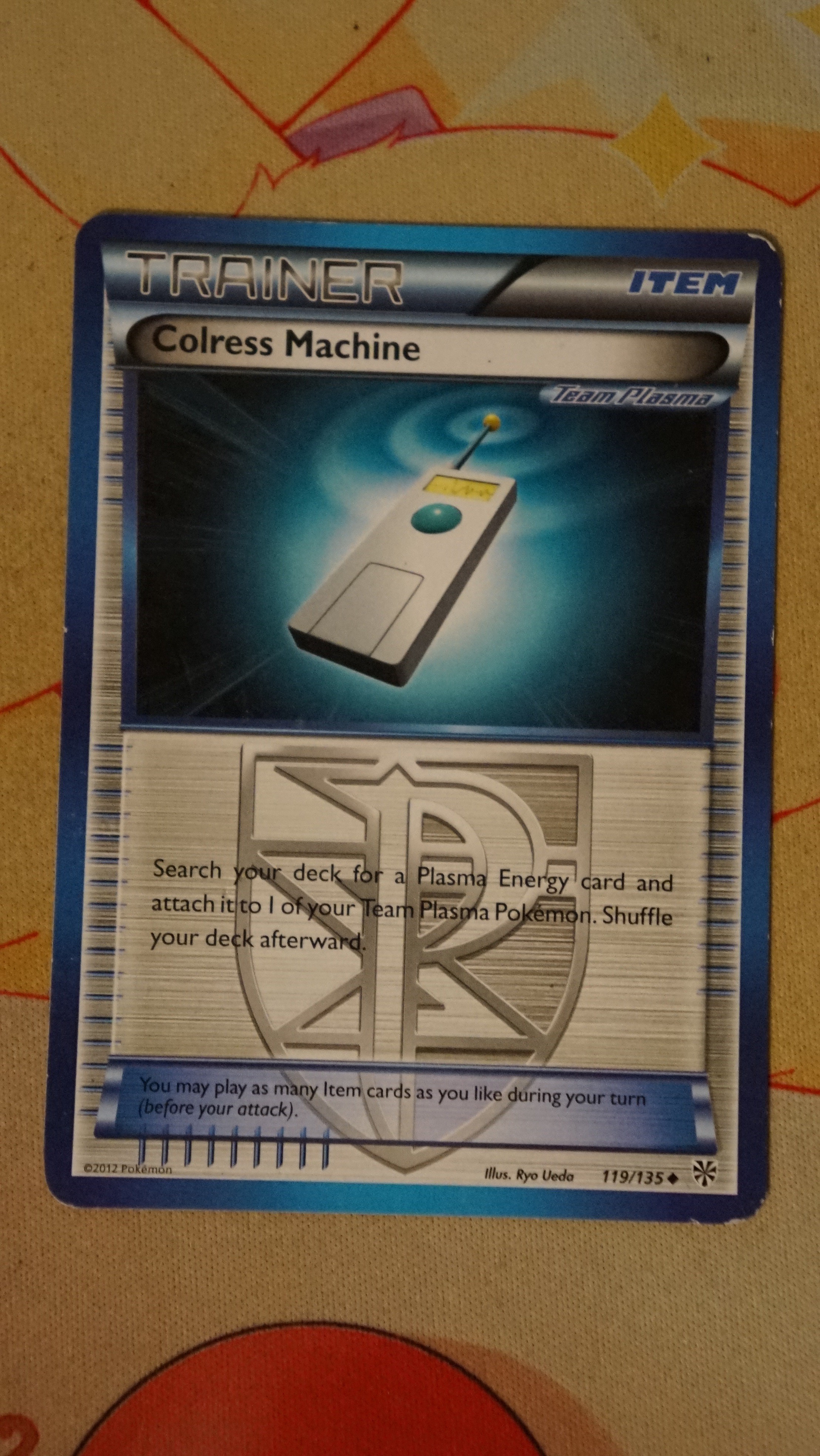 Pokemon Colress Machine 119/135 Plasma Storm LP - photo 3