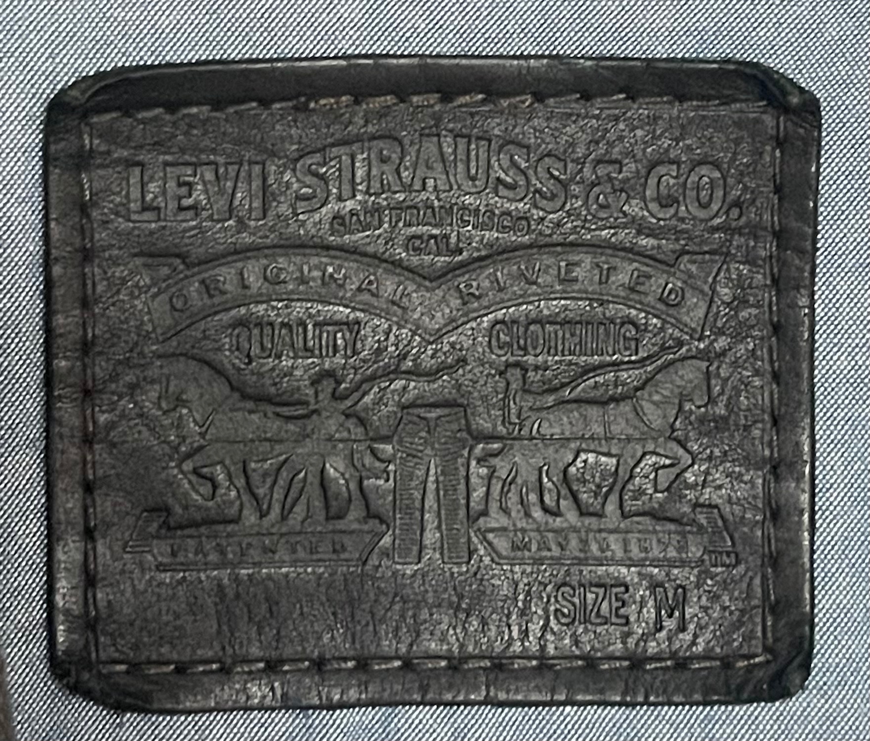 Levi's Charcoal Grey Twill Trucker Jacket (Medium) - photo 5
