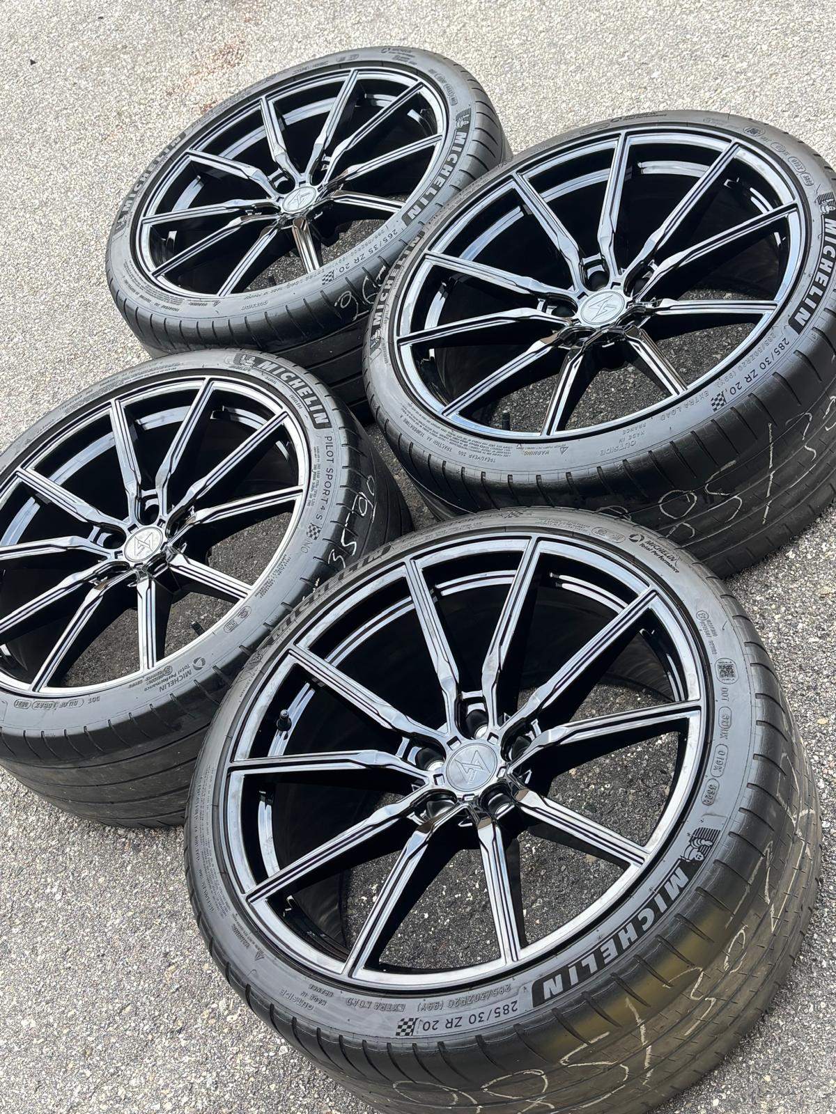 NEW 20”SENTALI(5x114)+used Michelin-MUSTANG/Maserati/Genisis/350 - photo 4