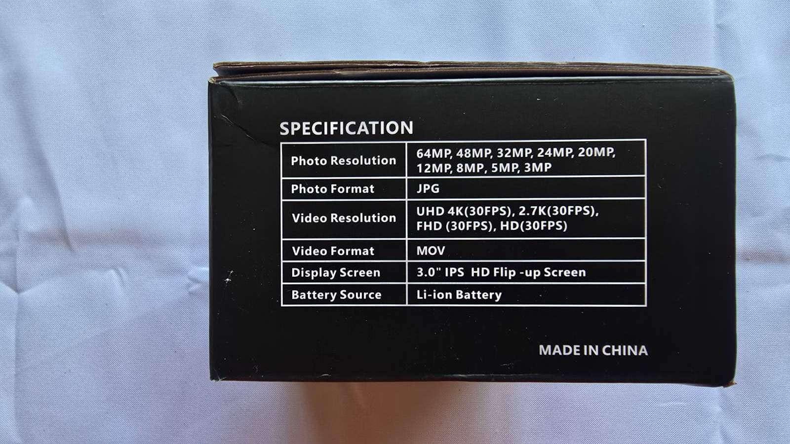 4K 64MP Digital Vlogging Camera with 180° Flip Screen - photo 4