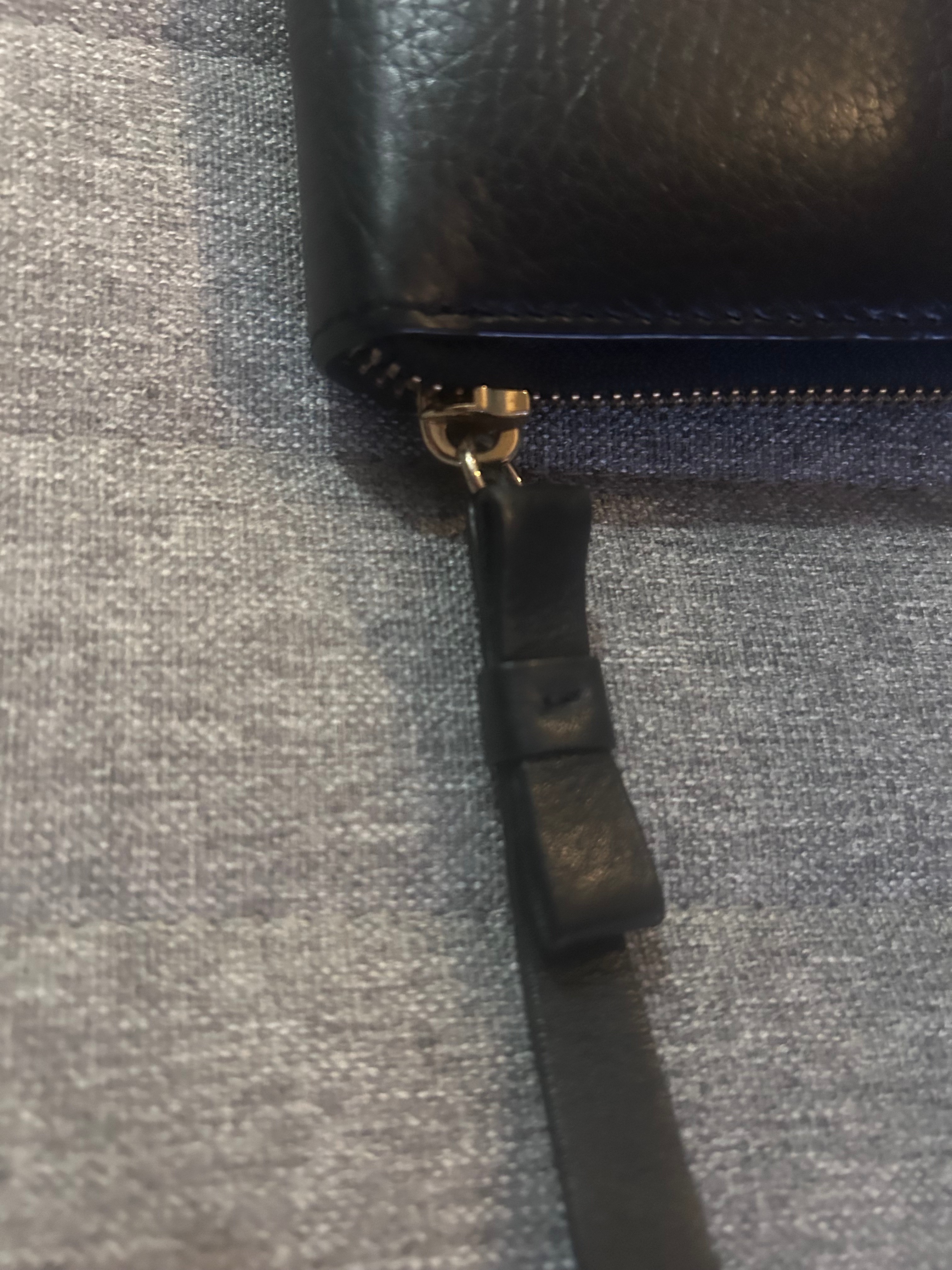 KATE SPADE Black Pebbled Leather Continental Zip-Around Wallet - photo 2