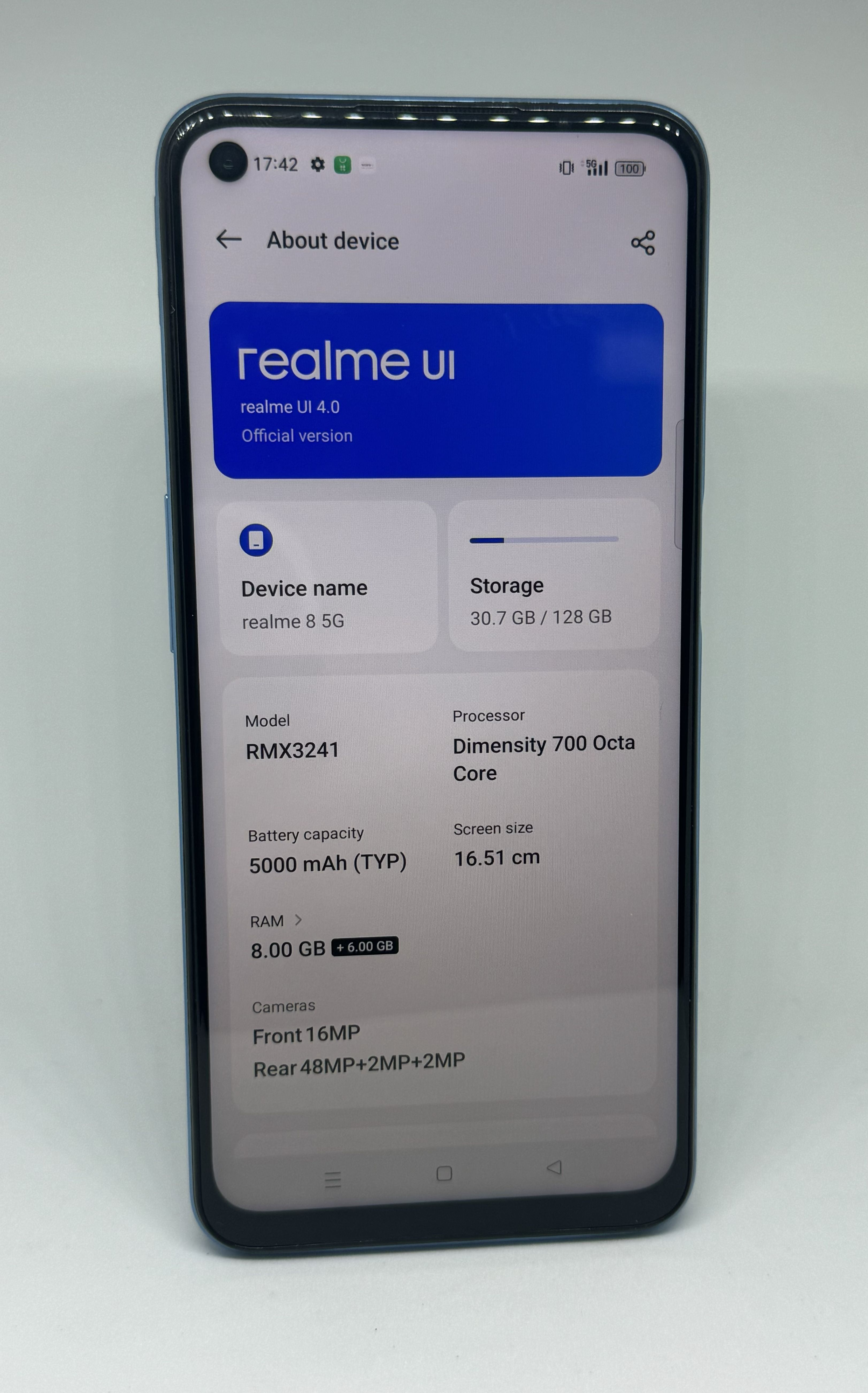 📱 REALME 8 5G • RMX3241 • UNLOCKED • 128GB • 8GB RAM - photo 2