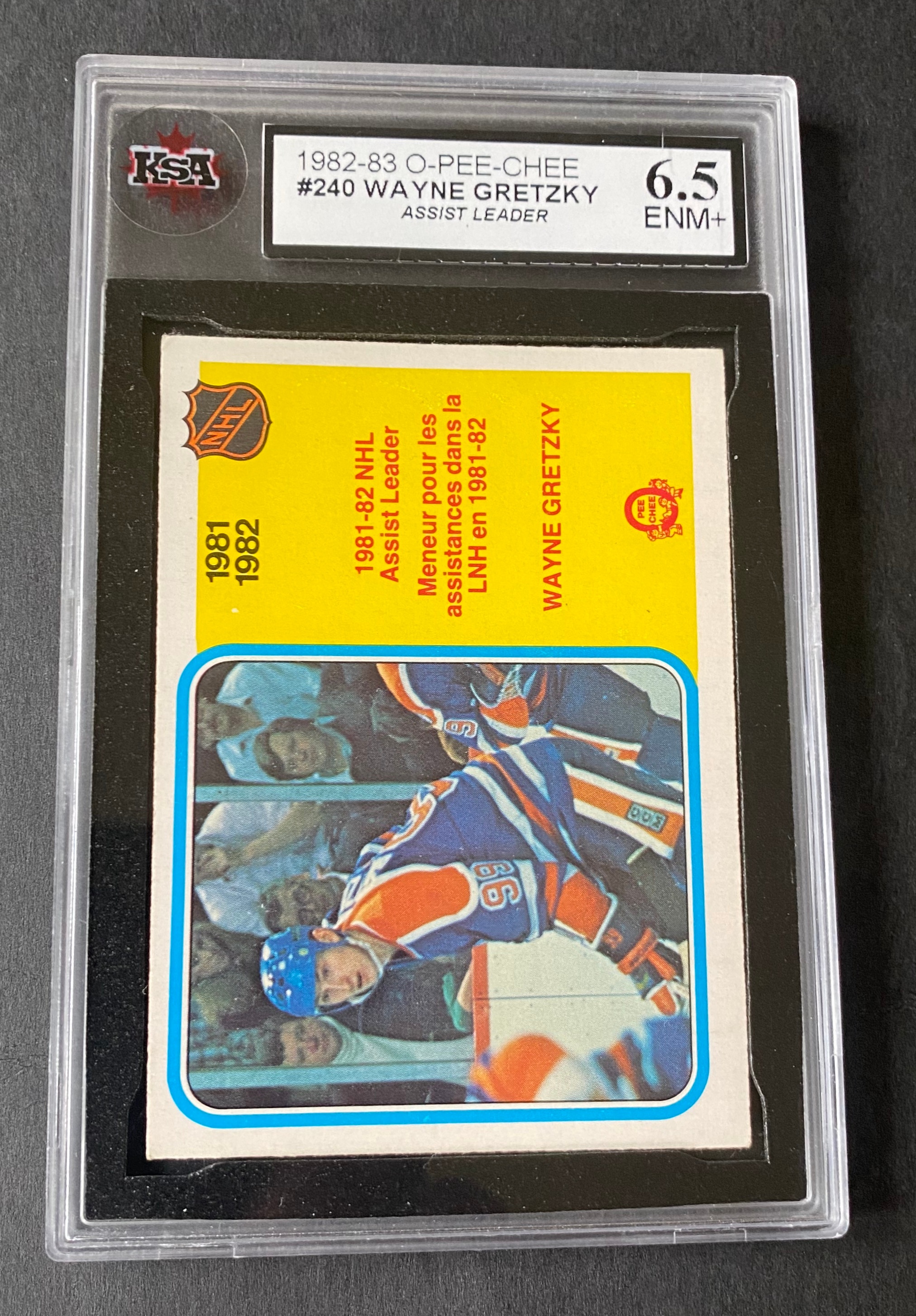 1982 Edmonton Oilers Wayne Gretzky KSA 6.5