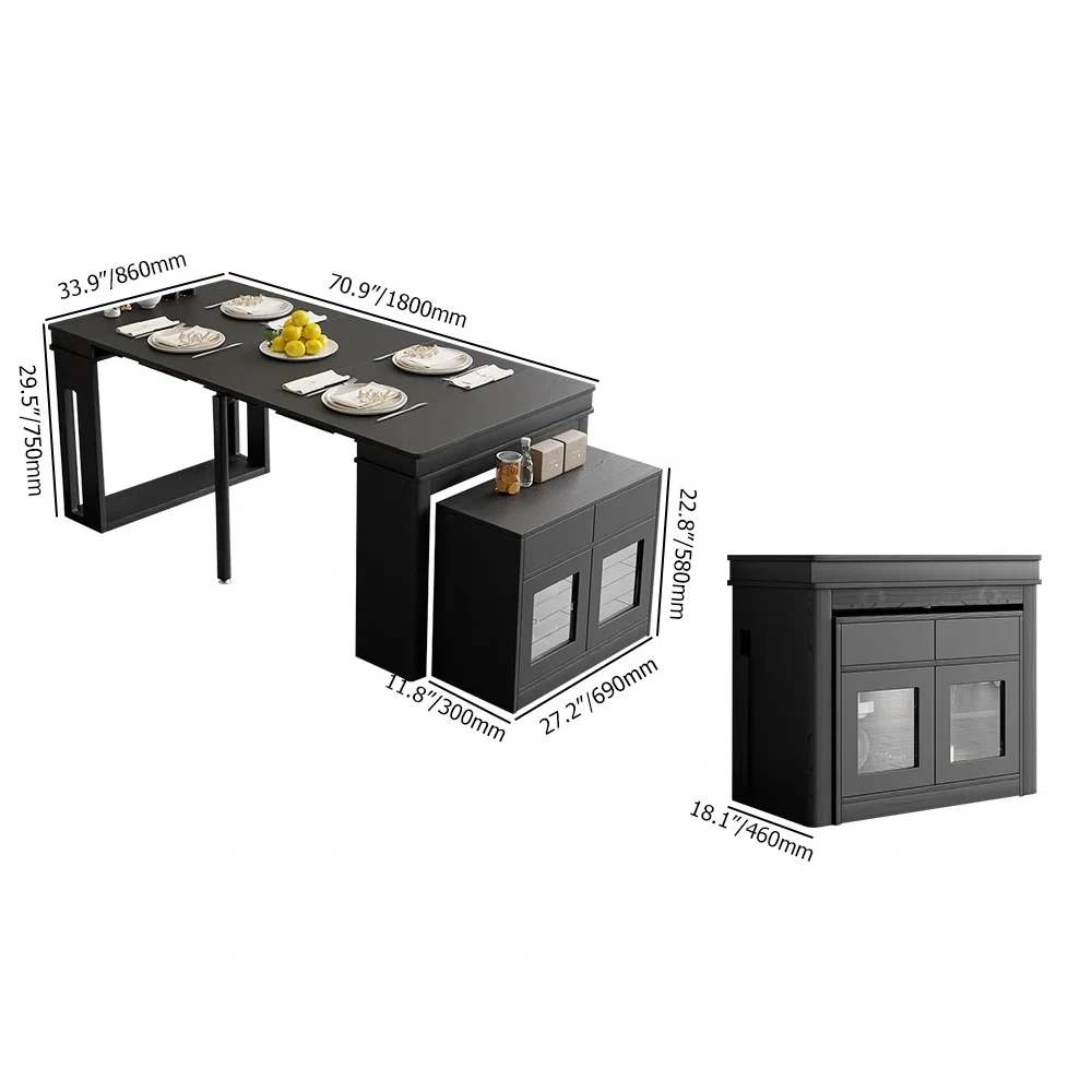 (NEW&Delivery) Extendable Dining Table with Storage 2 - 8 pp - photo 2