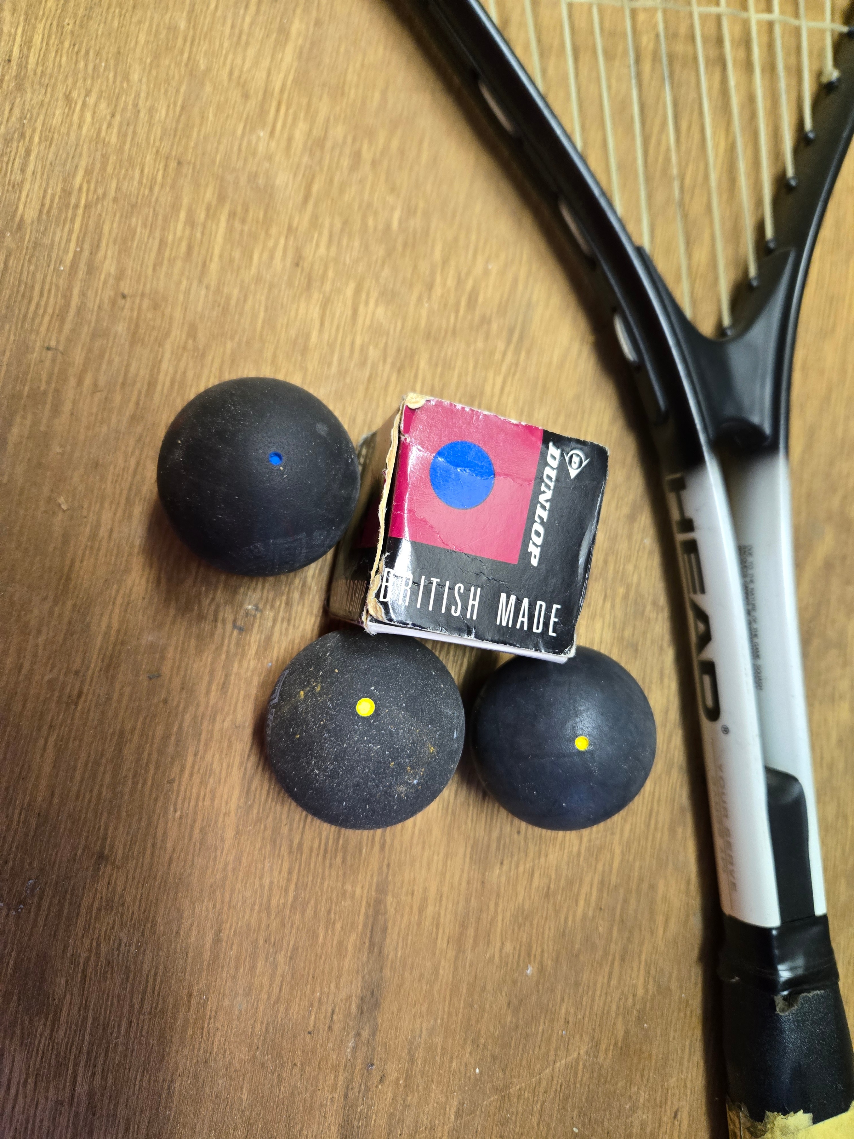 HEAD Power Dominion Squash Racquet + 3 Dunlop Balls - photo 2