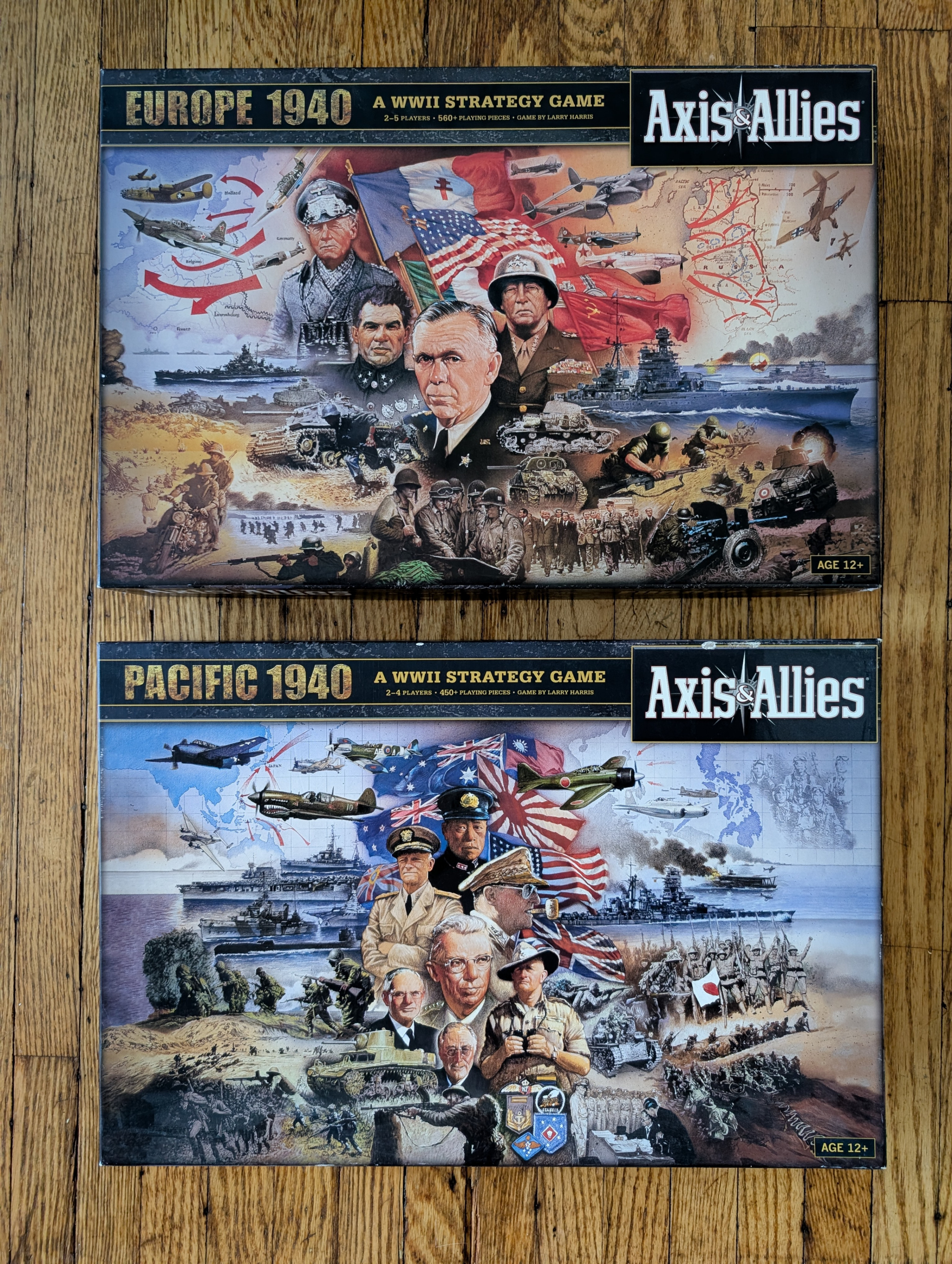 Axis & Allies Europe 1940 & Pacific 1940 board games
