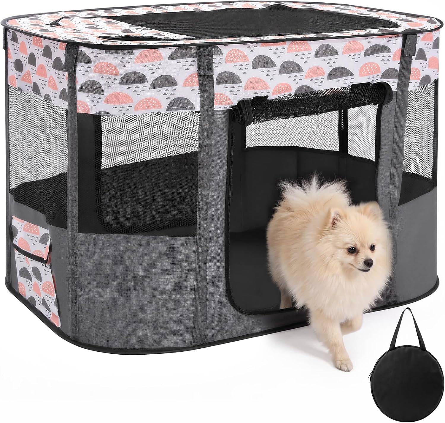 Pet Playpen for Small Dogs Rabbits, Foldable
