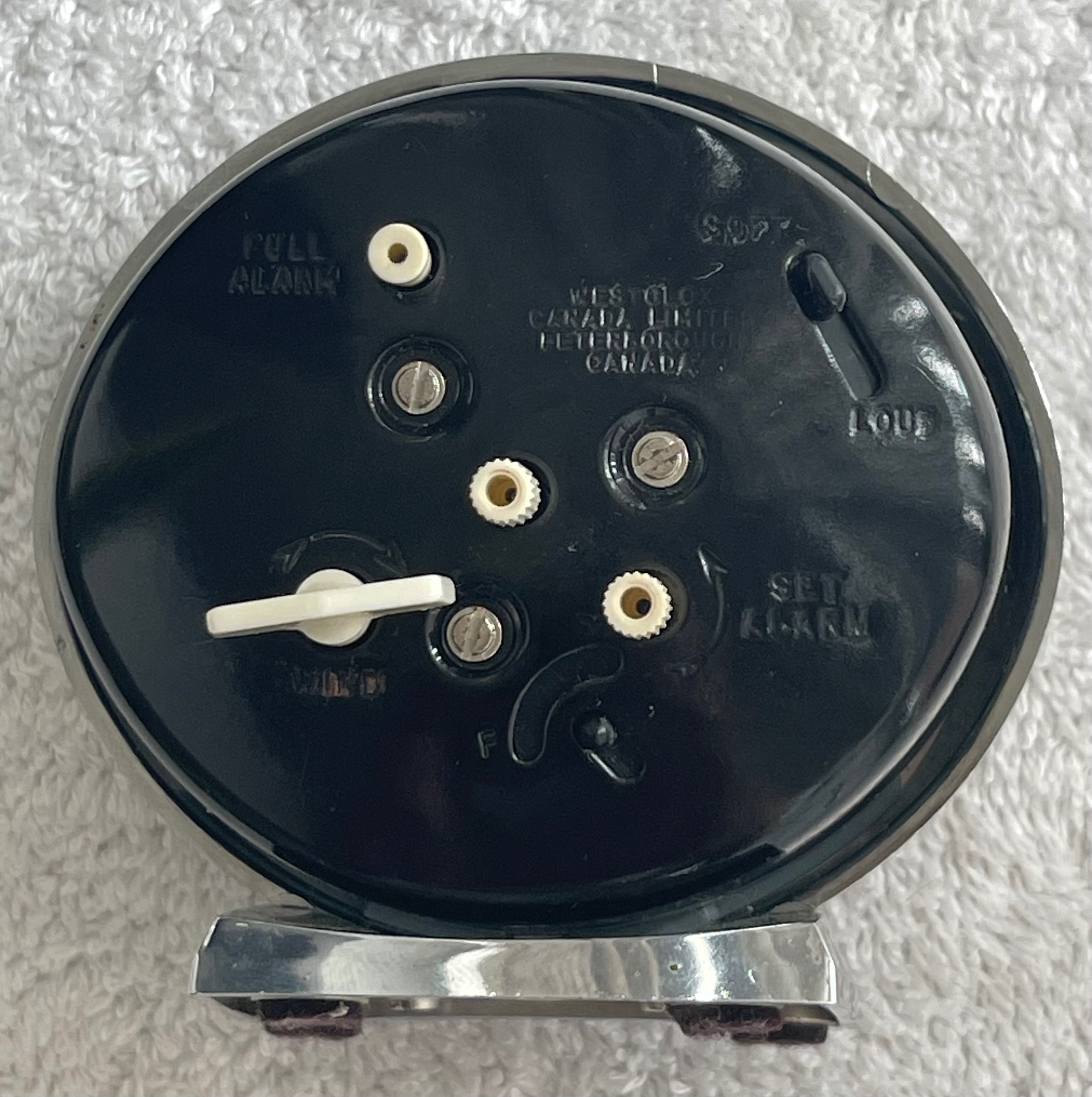 Vintage C. 1970s Canadian Westclox Baby Ben Wind-Up Clock Works - photo 3