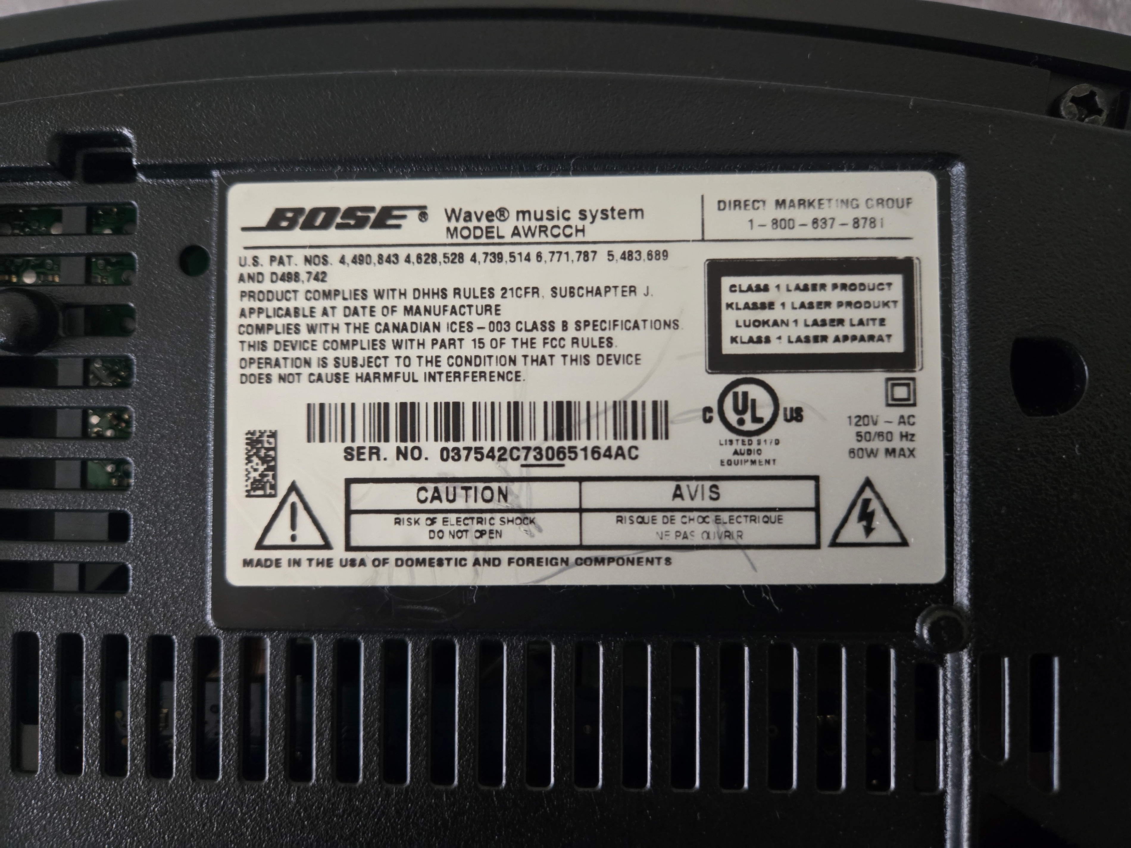 Bose Wave Music System- Doesn't work - photo 5