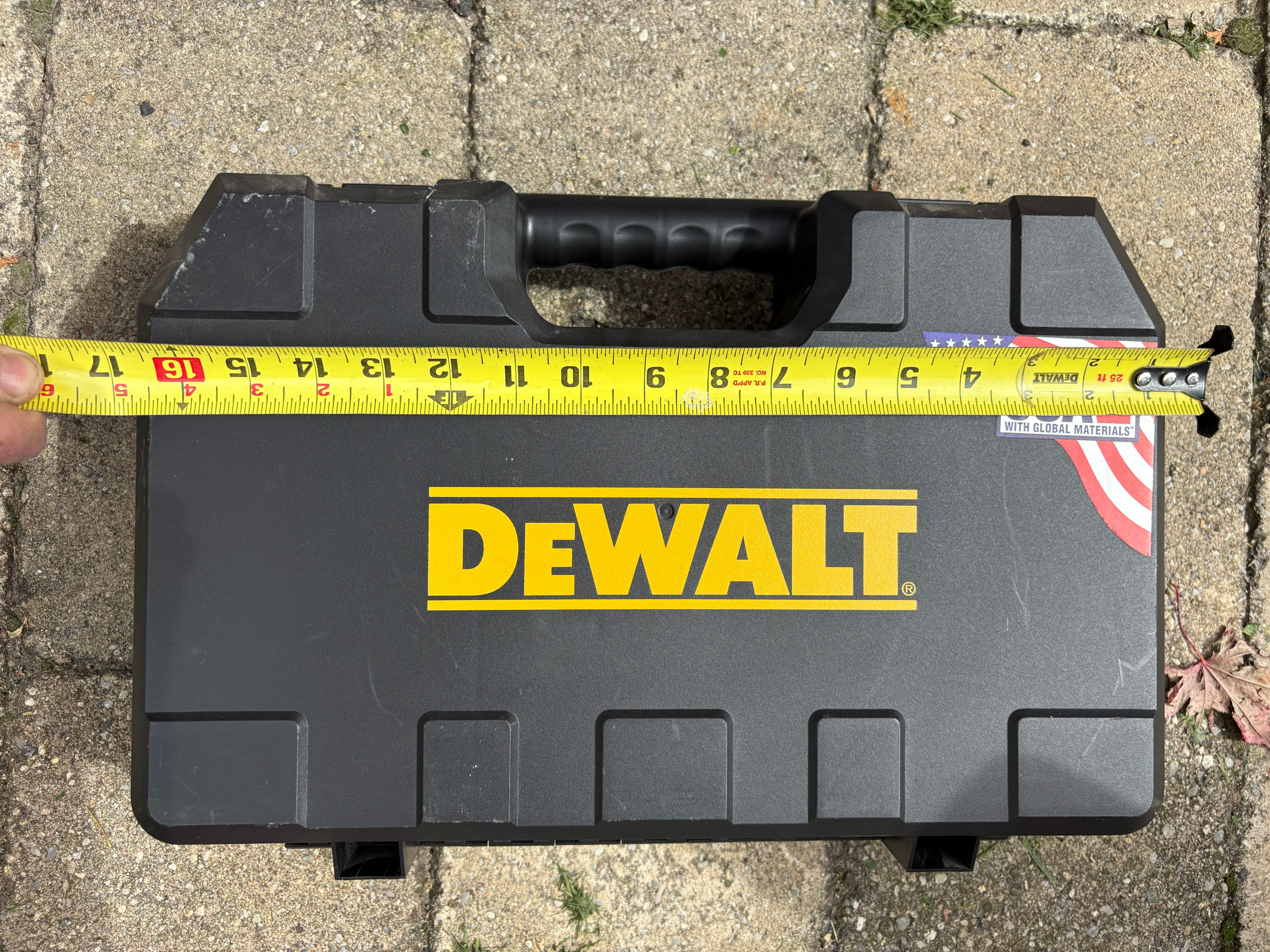 DEWALT Hammer Drill molded plastic case - photo 5