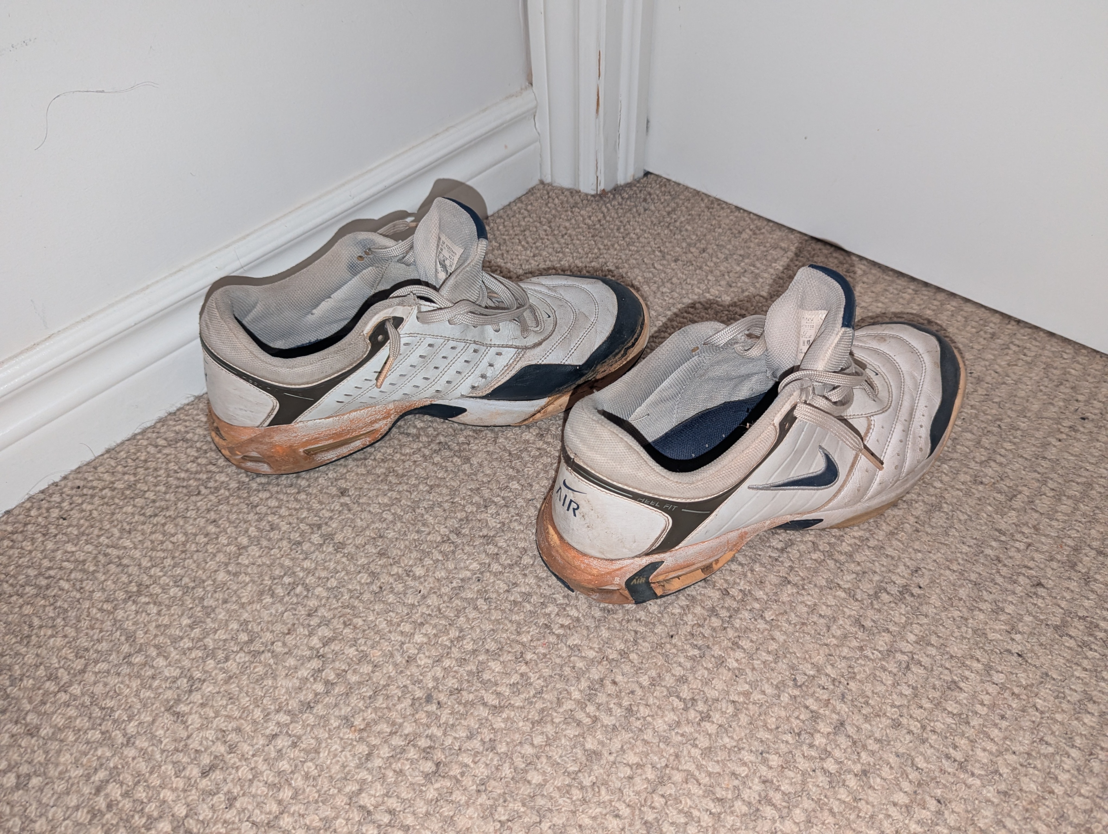 Nike Air Court Shoes White and Navy - photo 2