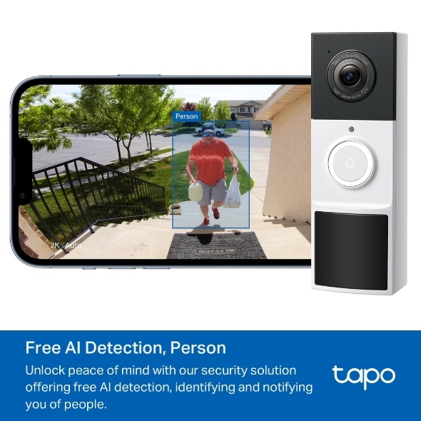 TP-Link TD21 Tapo Video Doorbell Camera - Battery - photo 3