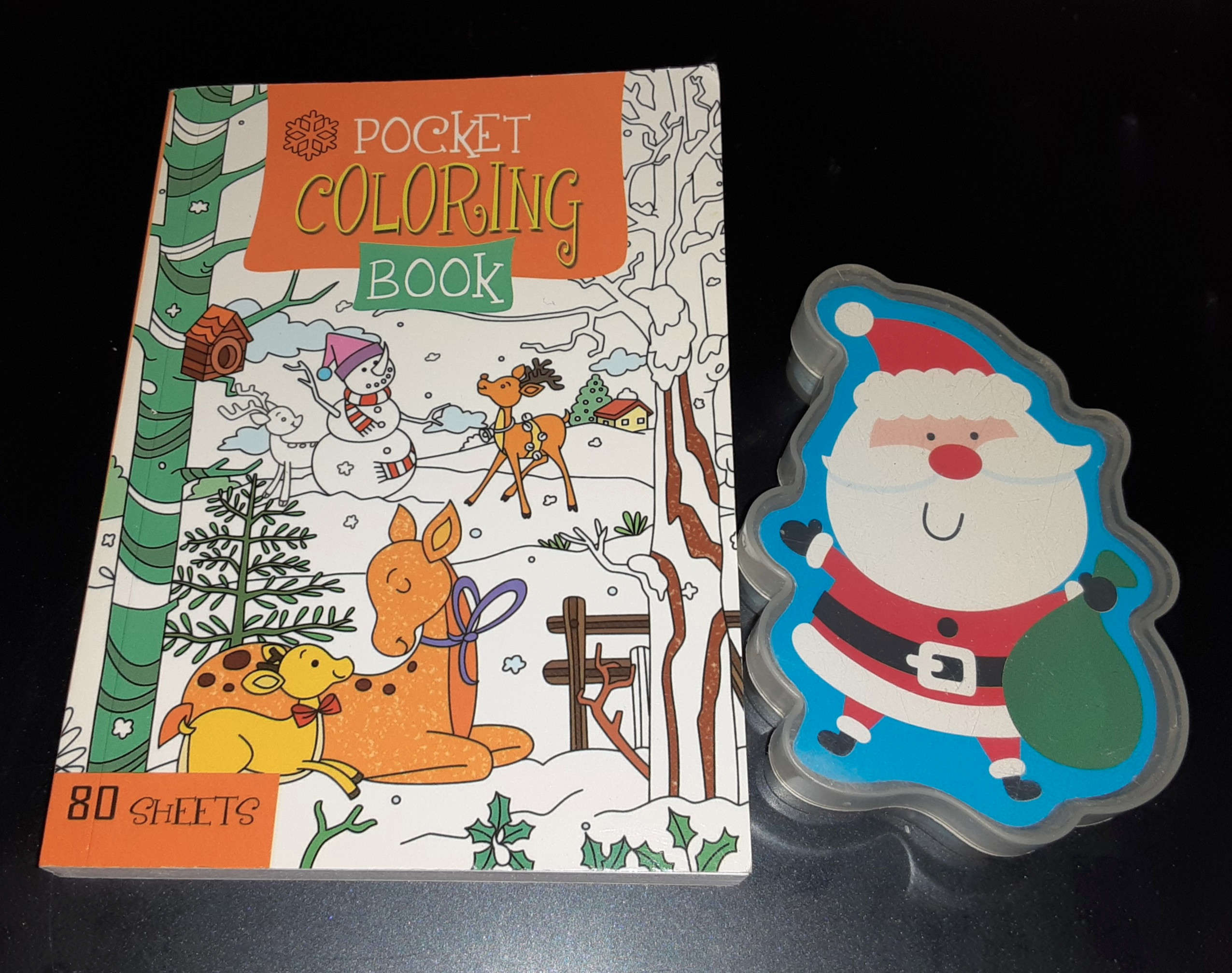 Christmas Colouring Book & Santa Claus Deck of Cards