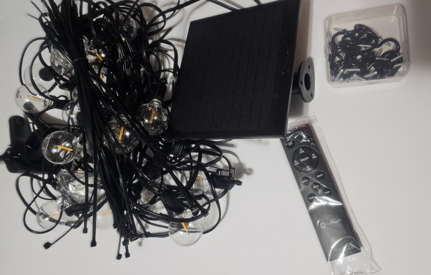 NEW Brightown 58FT Solar Outdoor String Lights - photo 4